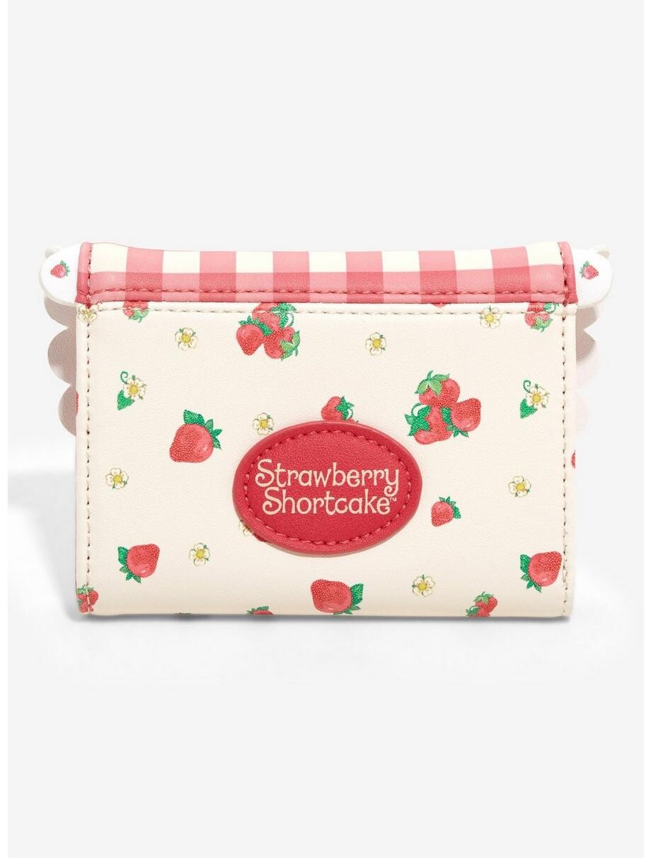 Strawberry Shortcake Gingham Wallet NWT (Placement Varies) IN HAND