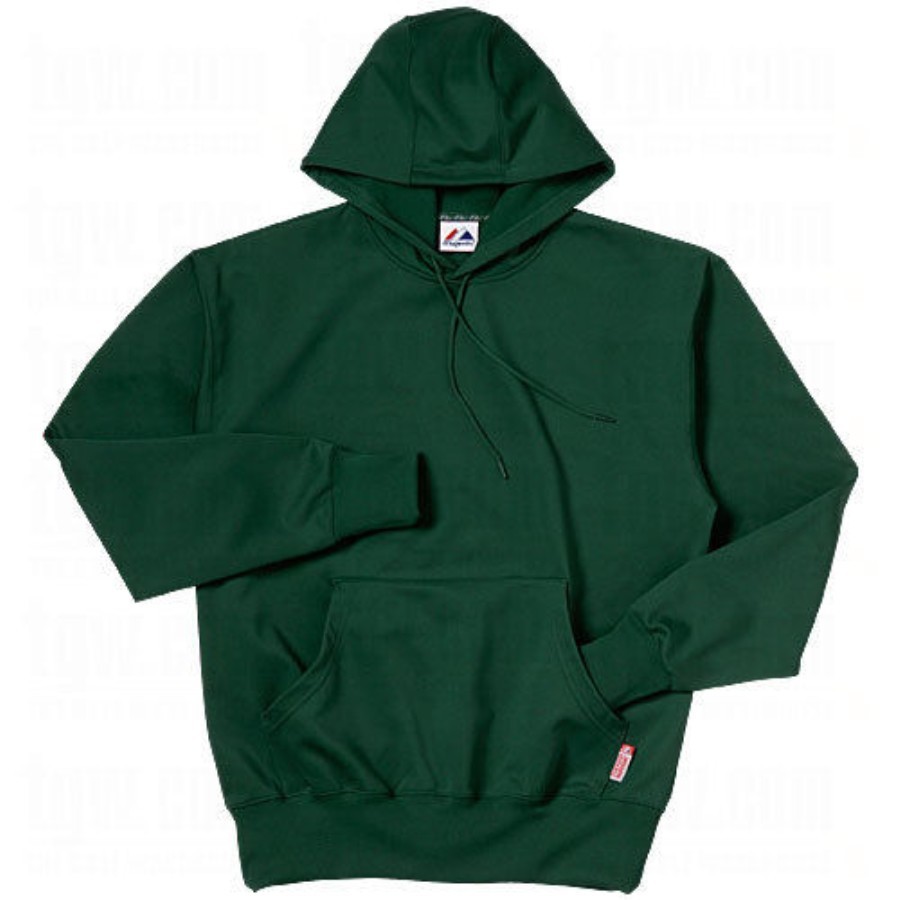Majestic Dark Green Therma Based Hooded Fleece Pullover Adult