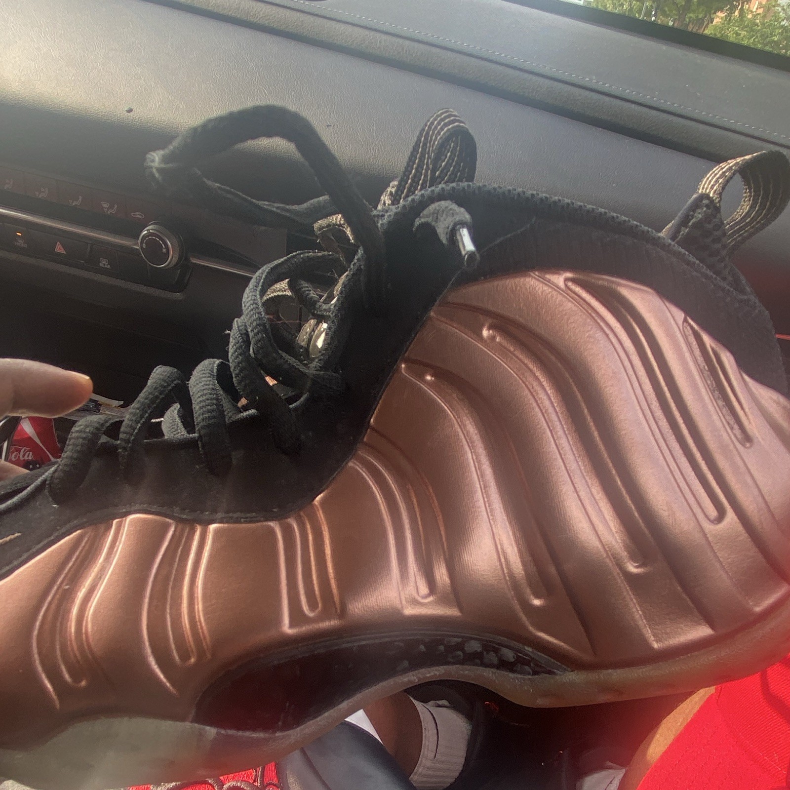 Nike Air Foamposite One Men’s High Top Basketball Shoes Copper/Black
