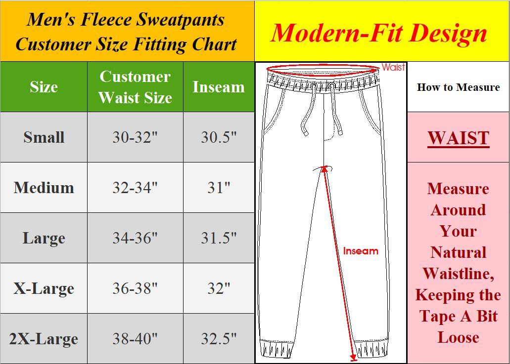 Mens Fleece Lined Active Jogger Cargo Sweatpants Pants Lounge Gym S M L XL 2XL