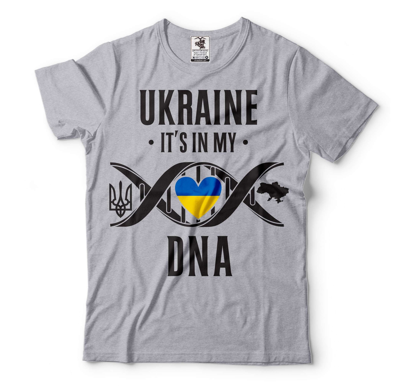 Ukraine It’s In My DNA Shirt Ukraine Patriotic Shirt Ukrainian Gifts Ukraine Tee