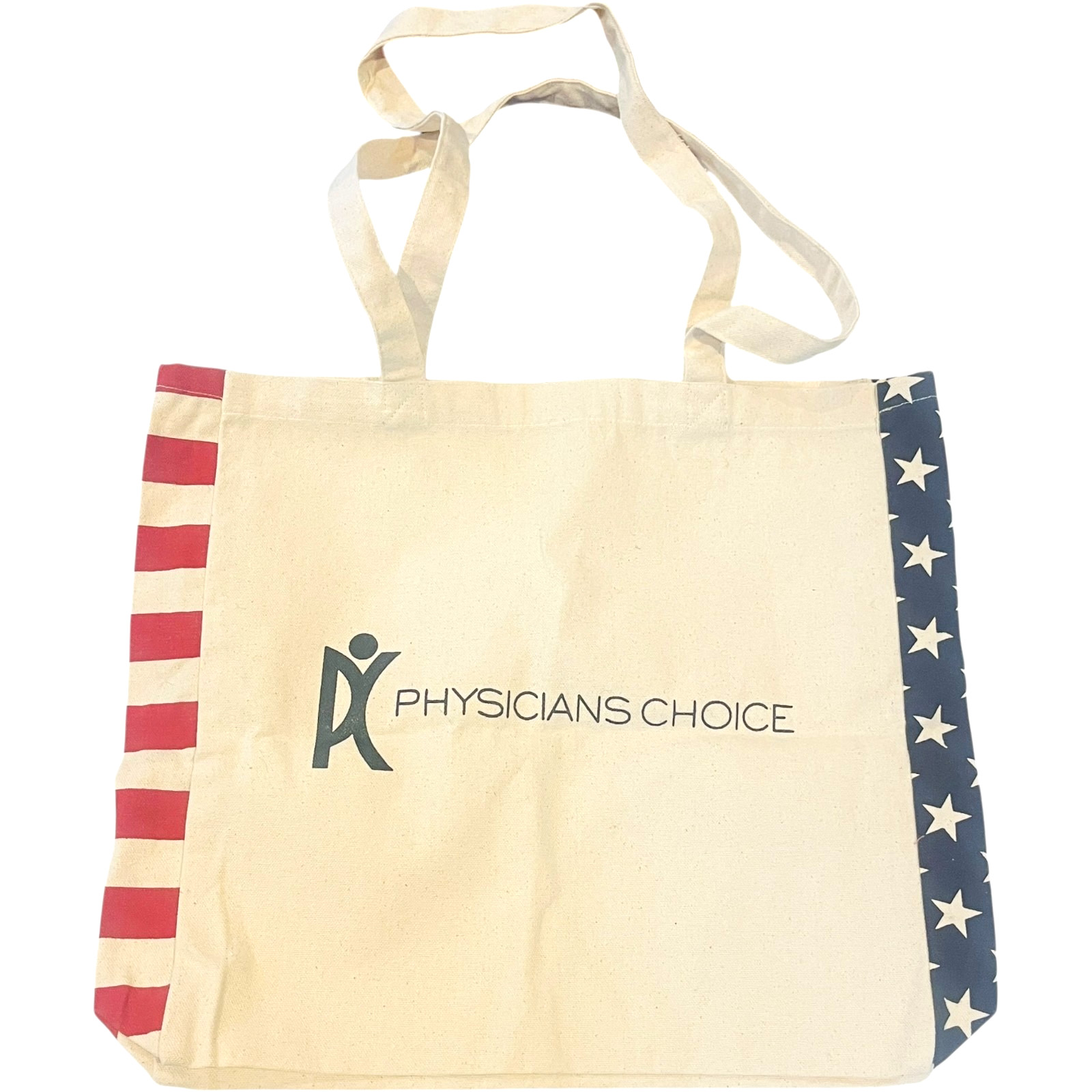Physicians Choice American Flag Themed Canvas Tote