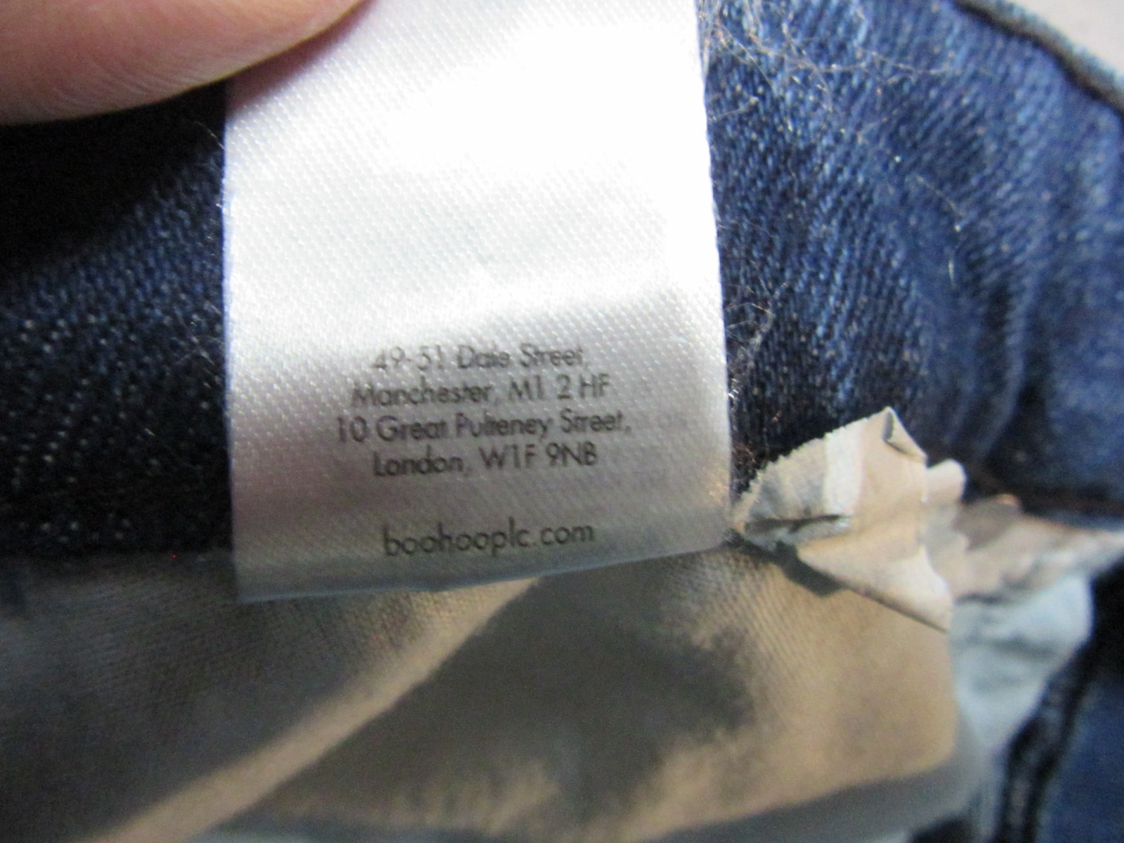 BoohooMAN Jeans Mens 36 Blue Baggy Extra Wide Leg Denim Carpenter EDM Skater