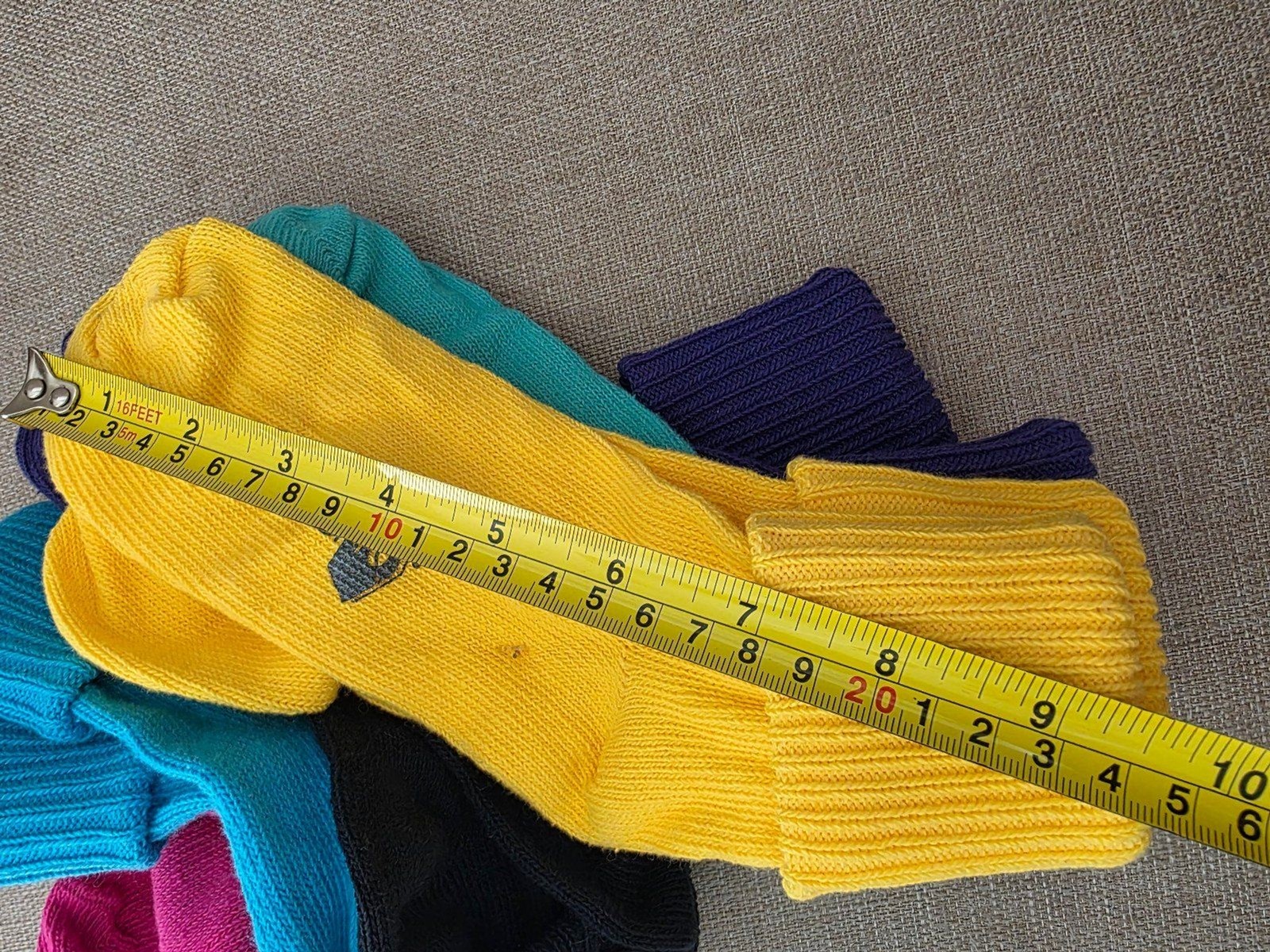 Vintage 1990’s Sassoon Womens Socks New Sock Size 9-11 6 pairs k