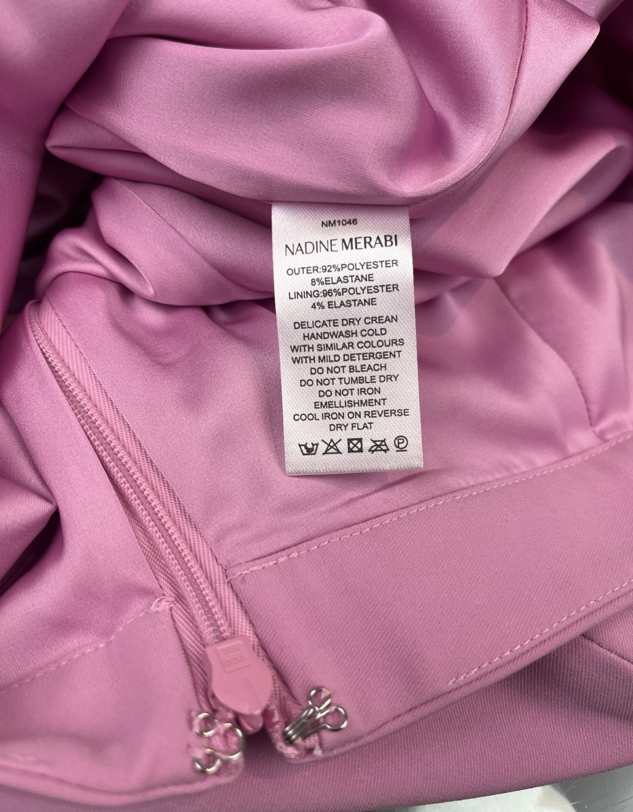 NADINE MERABI Zoe Waistcoat & Charlotte Trousers, Pink SMALL UK8 EU36 US4 RP£500