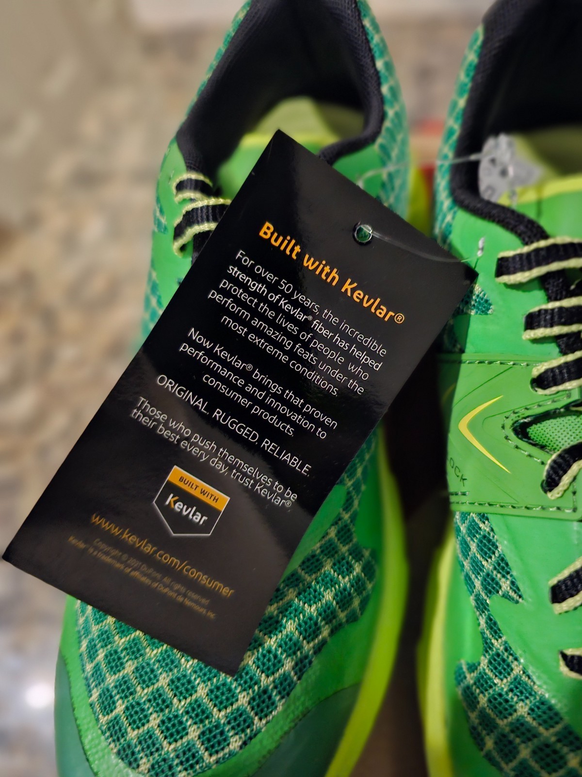 SIZE 7W, VJ trail running shoes Made in Finland, MADE WITH KEVLAR