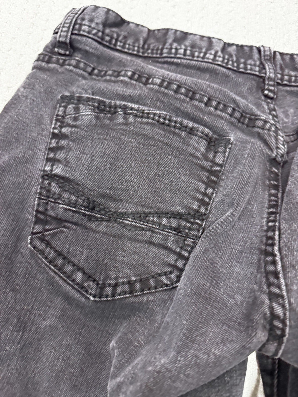 BKE AIDEN Bootleg Black Denim Men’s Size 32S Zip Fly No Holes