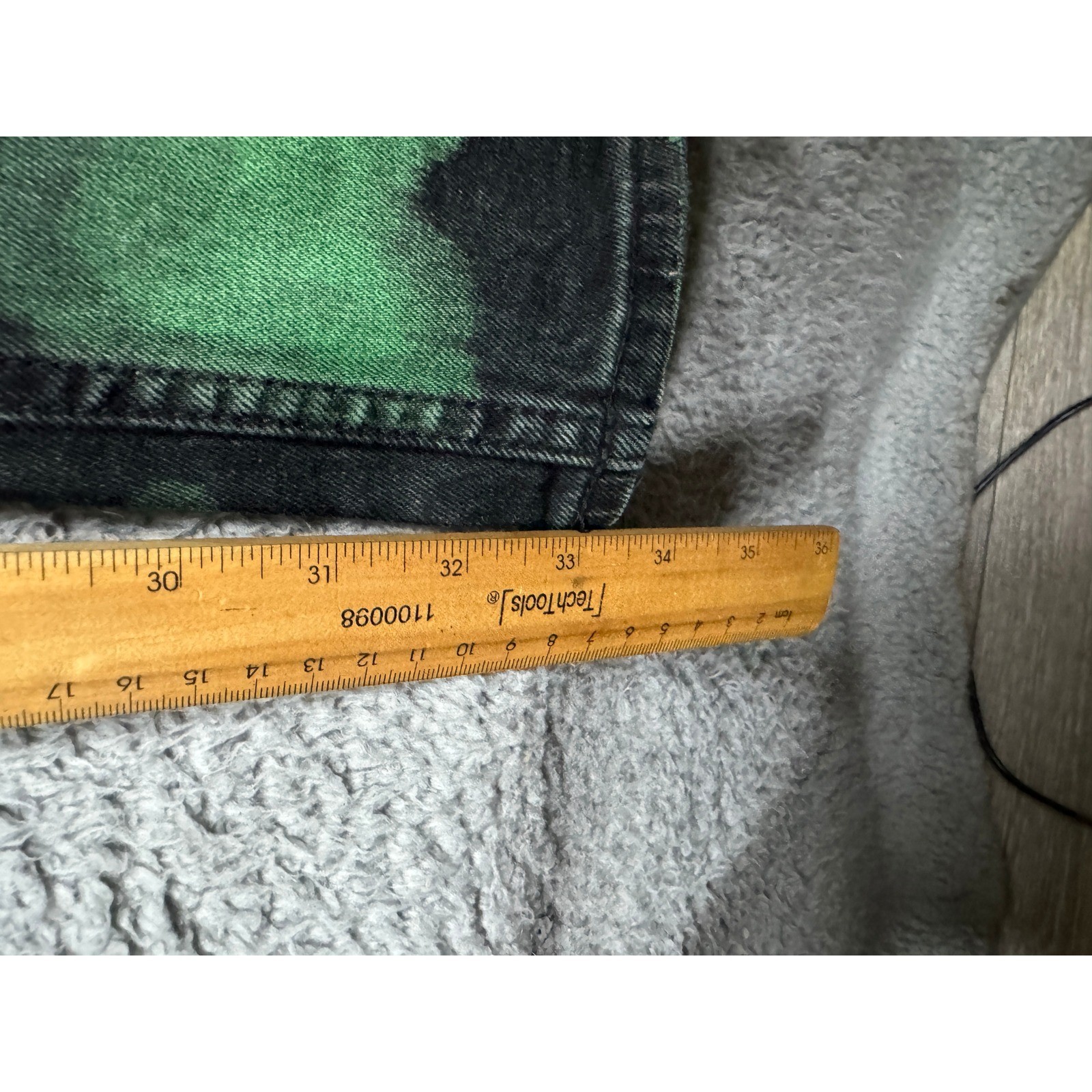 Ksubi Van Winkle Reakti Black Neon Green Skinny Jeans MPS23DJ004 Mens 30