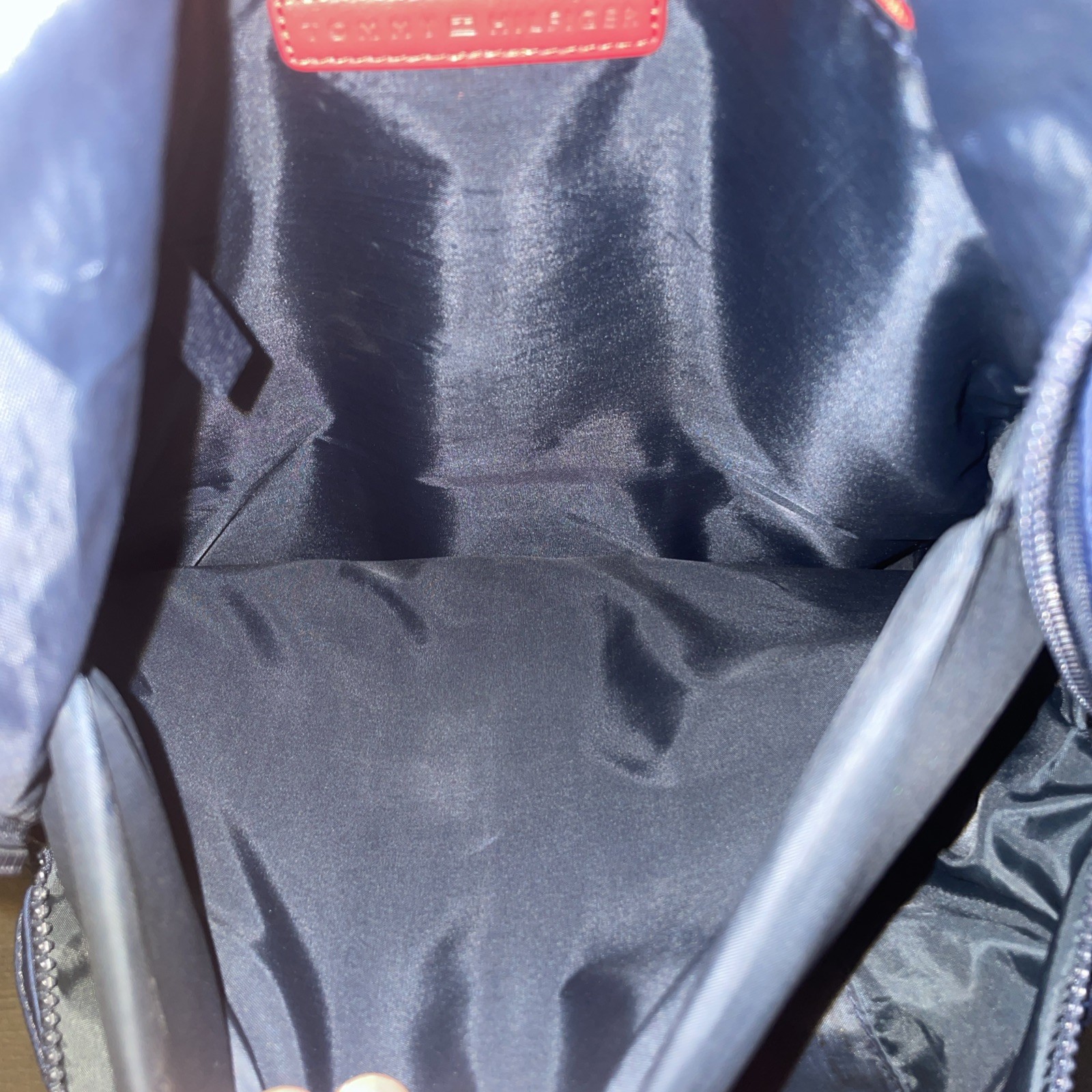 Tommy Hilfiger Navy Blue Nylon Backpack Mini Classic Rubber Logo Pack School