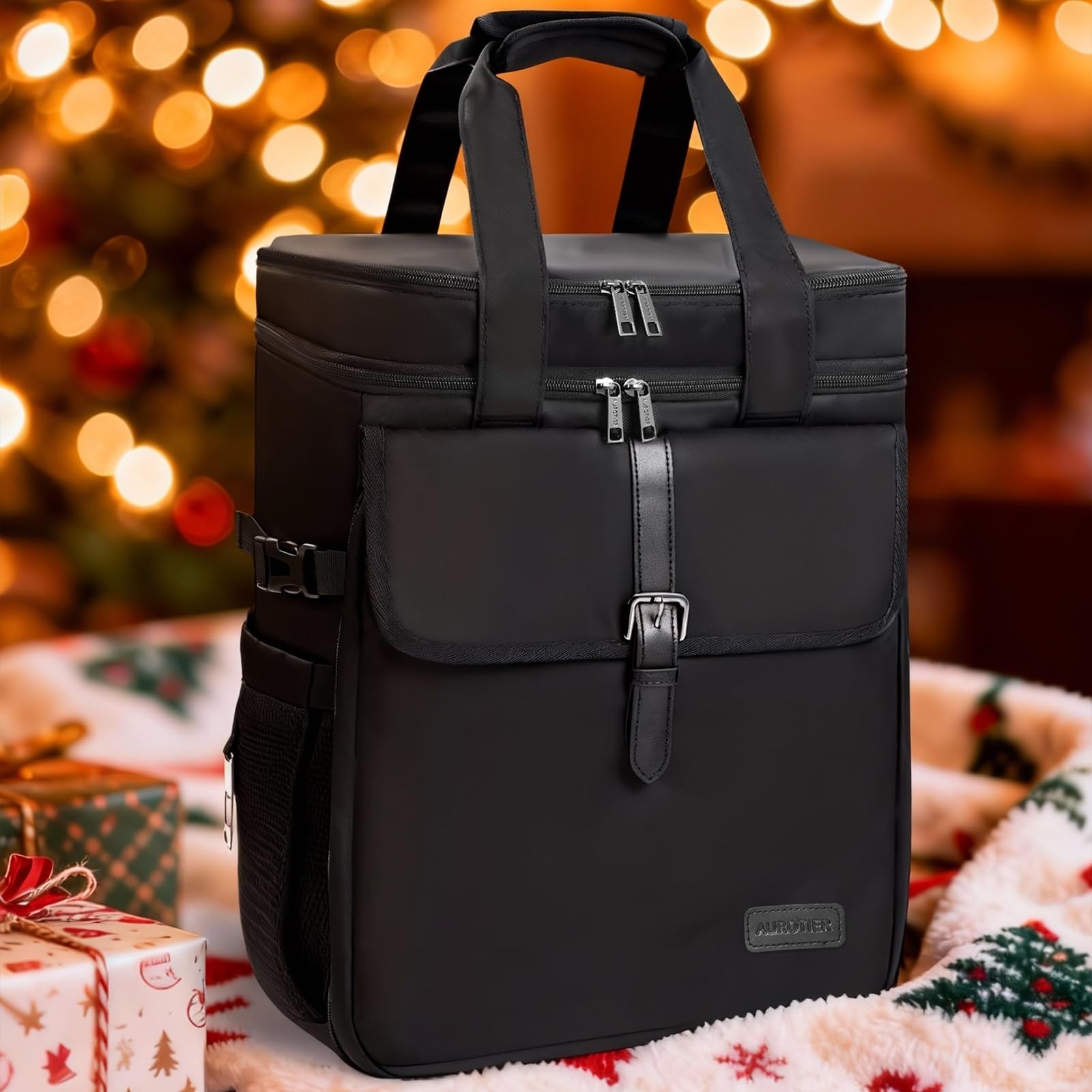 Bartender Bag, Leakproof Travel Bartender Kit Backpack for Carrying Bar Kit, Por