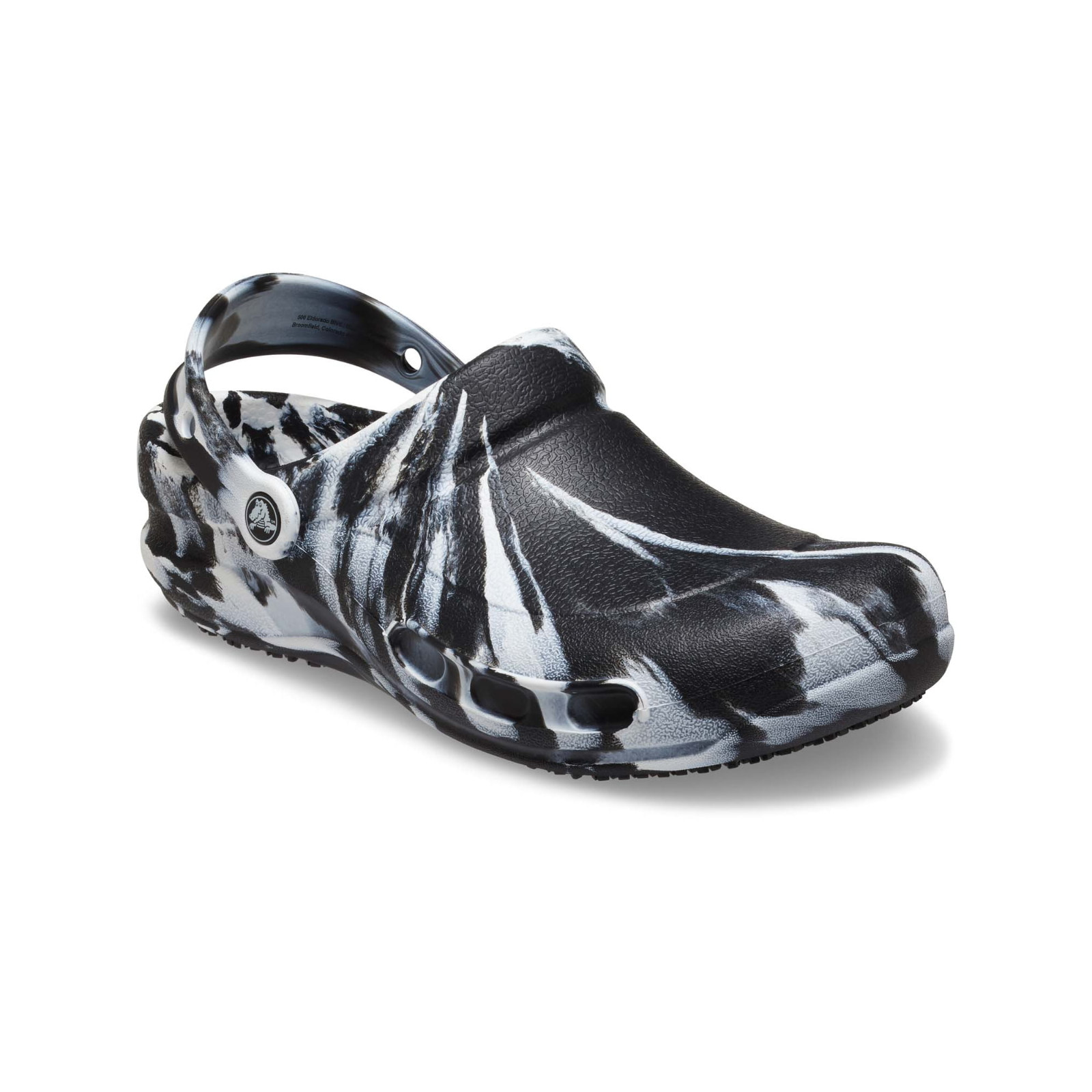 Bestseller! Crocs at Work Unisex Bistro Slip Resistant Clog Black/White Medium