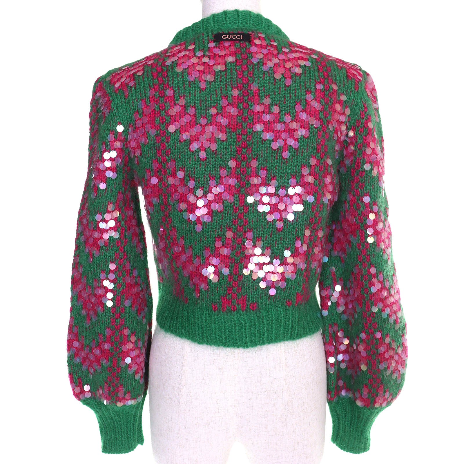 Gucci Sequined Mohair Blend Knit Top – DUTY FREE