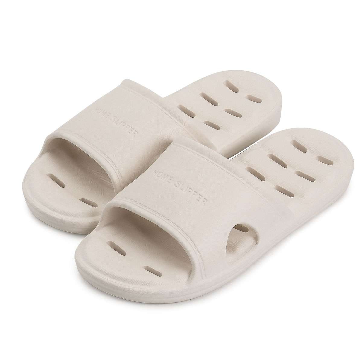 Womens Mens Soft Slippers Bath Shower Non-Slip Bathroom Sandals Outdoor Shoes