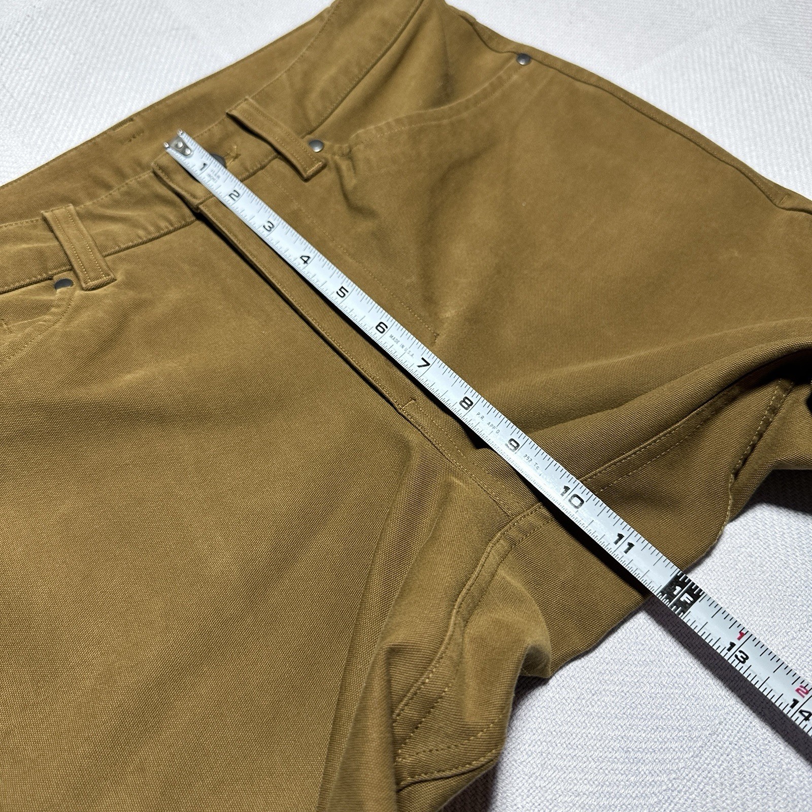 Lululemon ABC Slim Utilitech Pants Mens 28×30 Burnt Caramel Stretch Jean Active