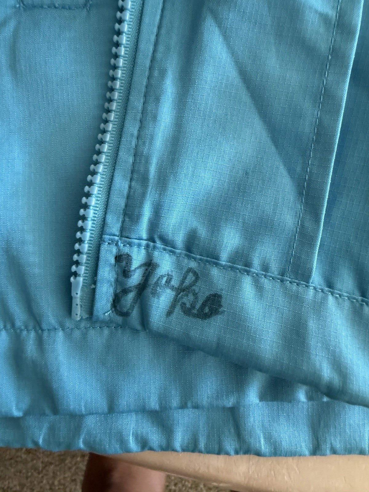 Suntory Coffee Windbreaker Jacket Unisex L Light Blue Vintage