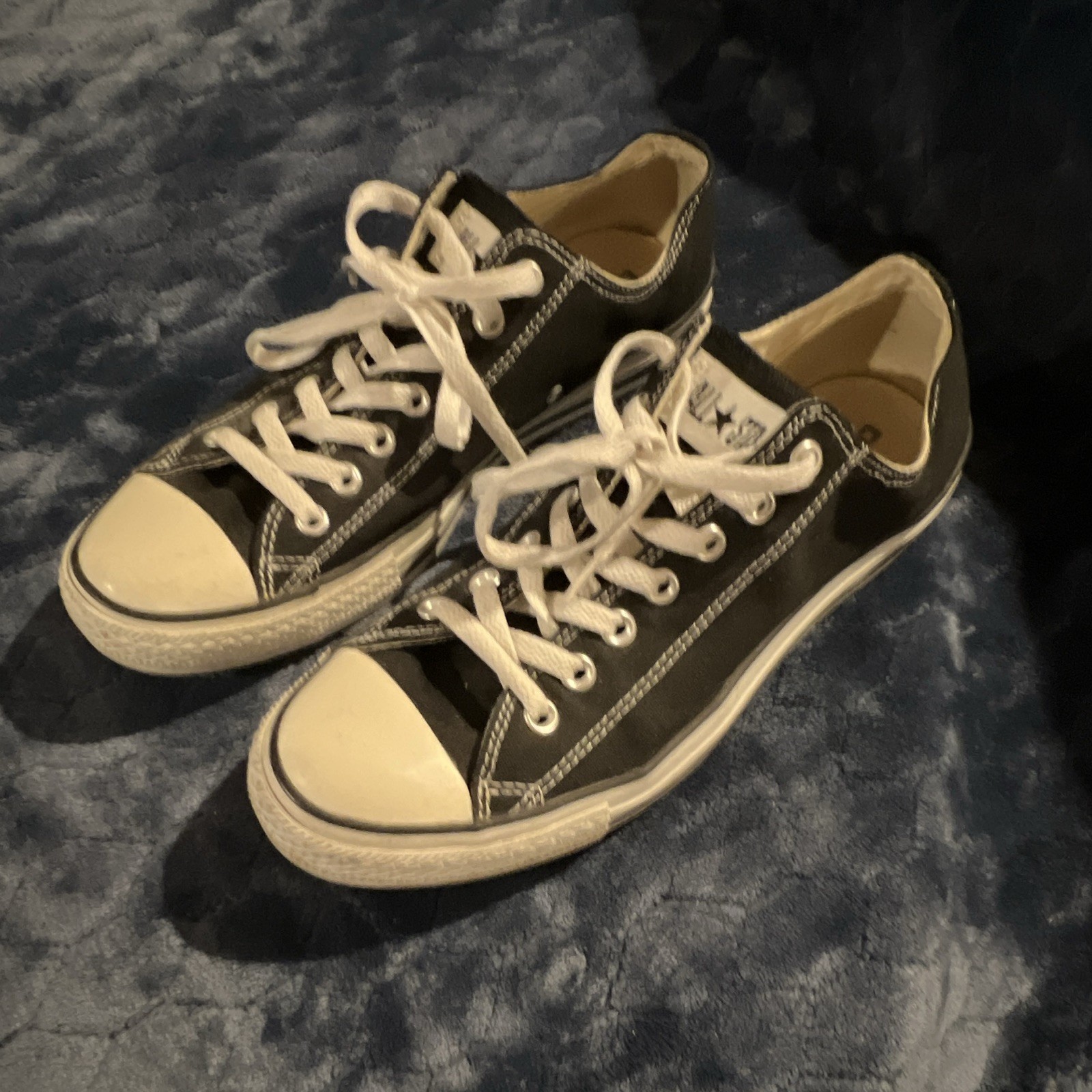 Converse Chuck Taylor All Star Low Top Black Canvas Sneakers Men’s US 12