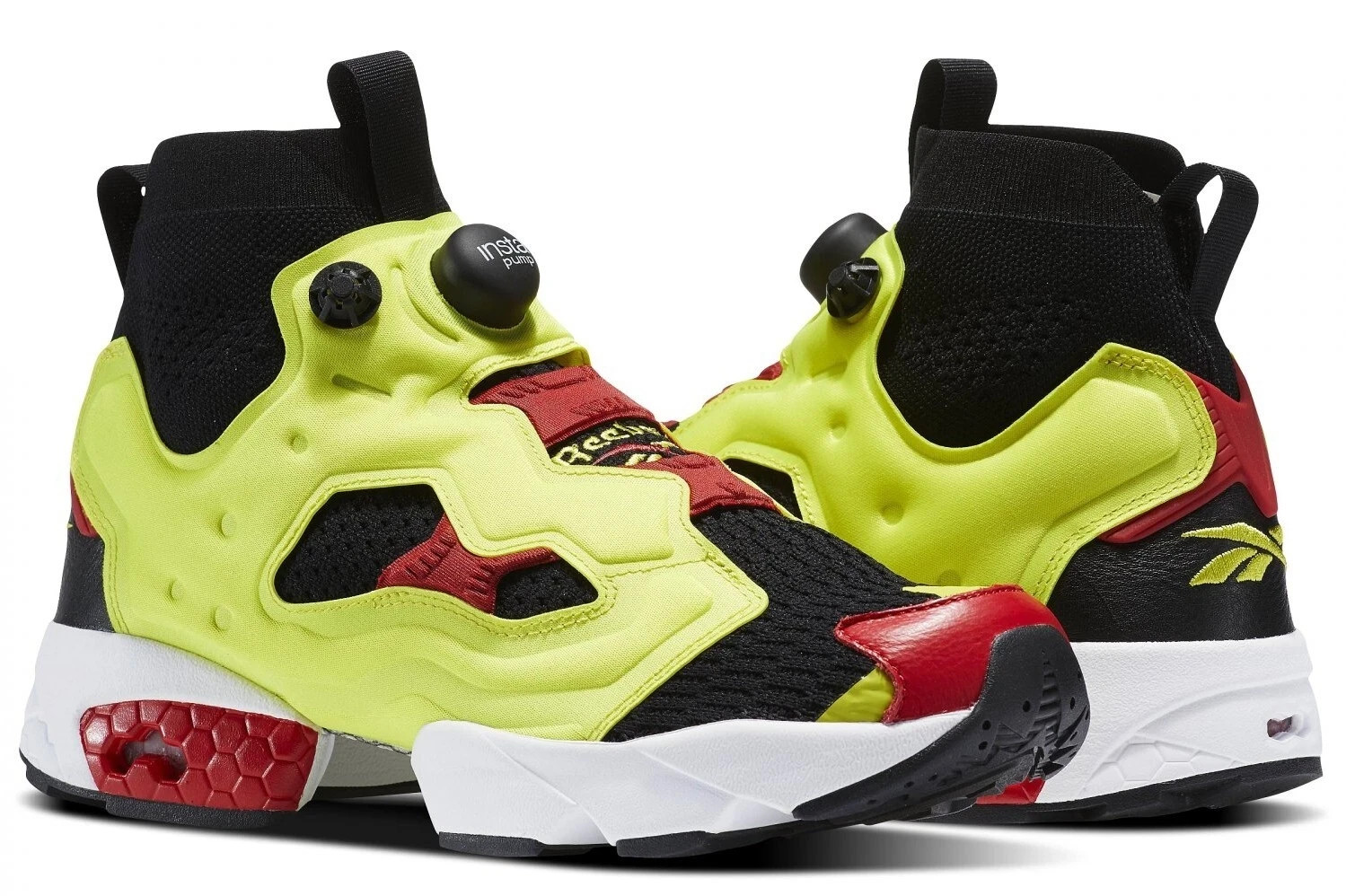 Reebok Instapump Fury OG Ultraknit Black Hyper Green BS6367 Men’s US5-14 NEW