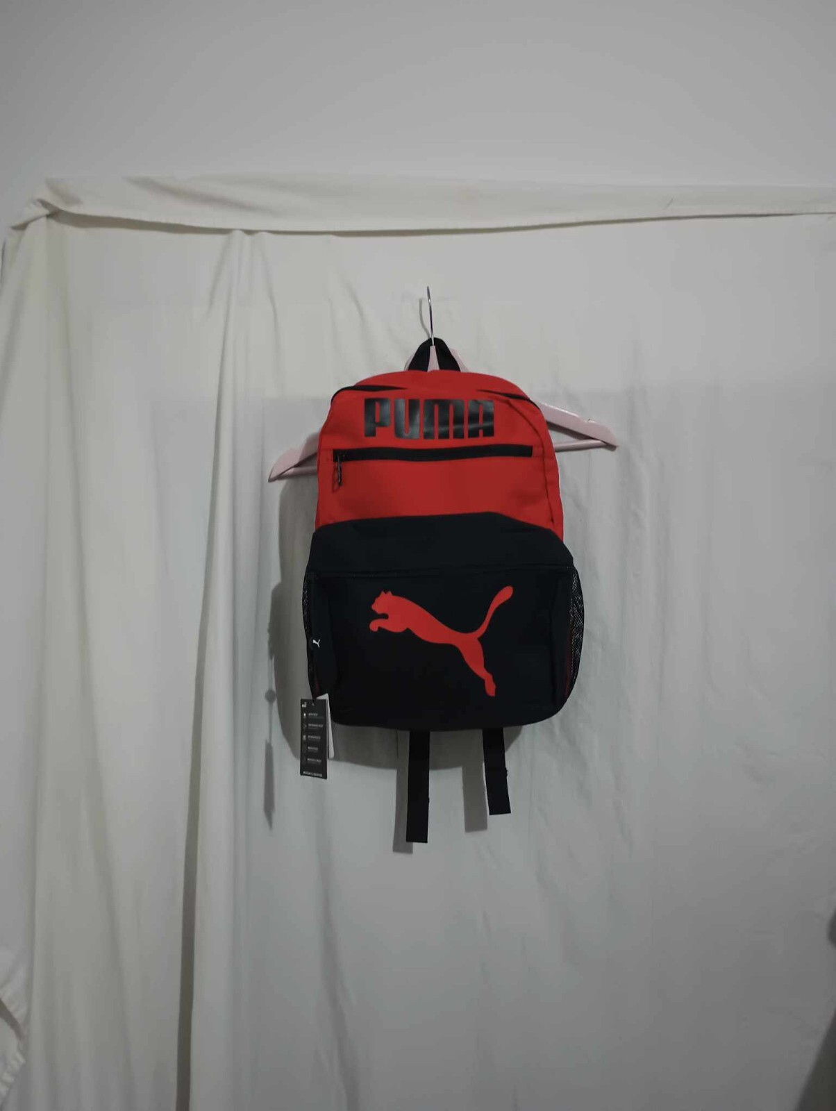puma backpack red/ black (byt8)