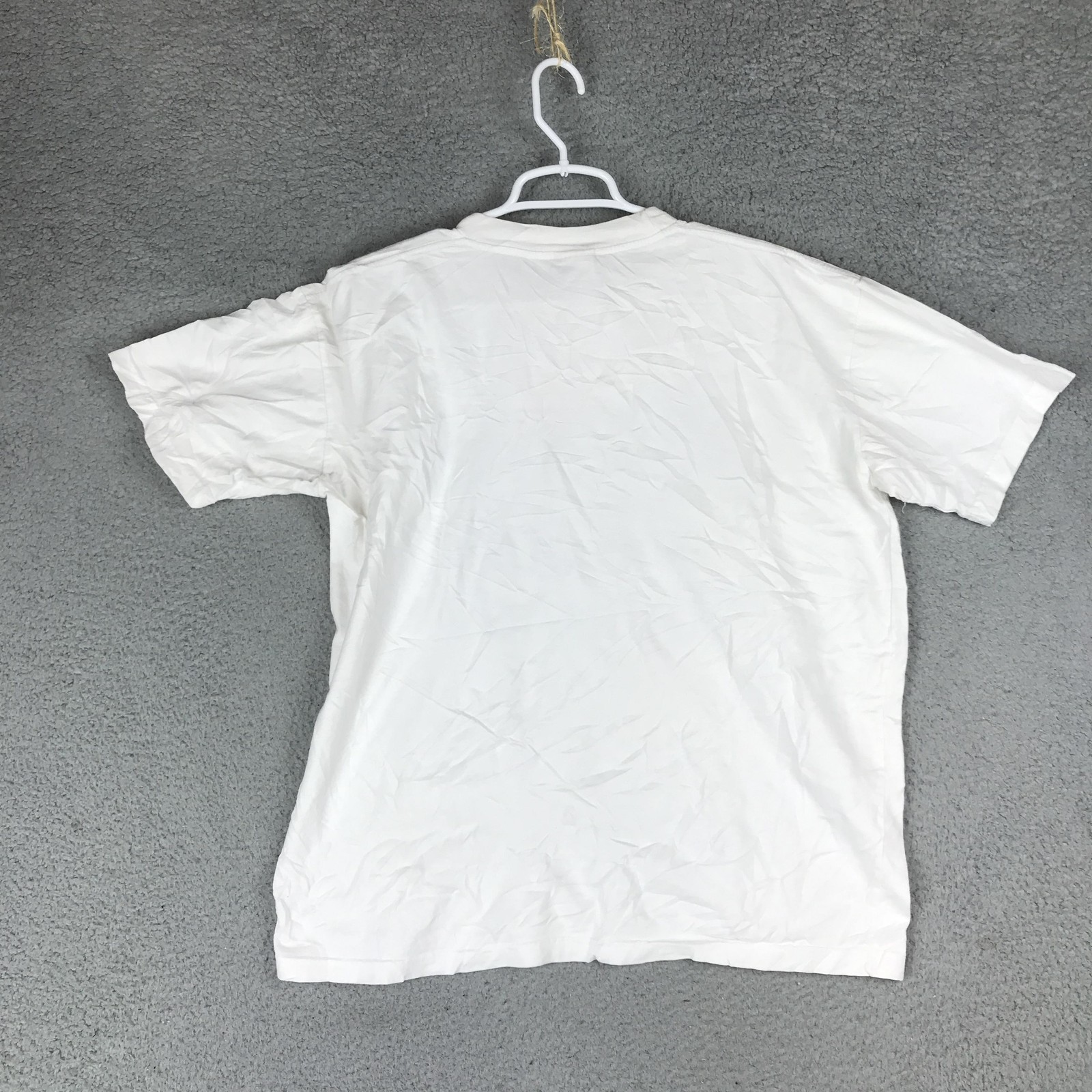 Thailand Shirt Mens Large White Graphic Tourist Souvenir Floating Market Boat