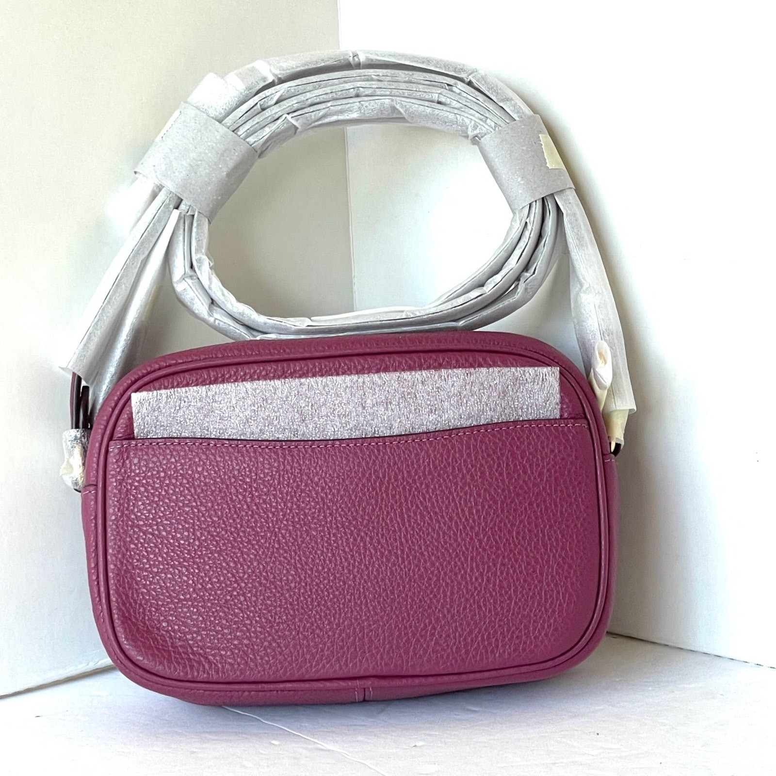 Coach Mini Jamie Camera Bag CQ875 Pink Pebble Leather Crossbody ORGPKG