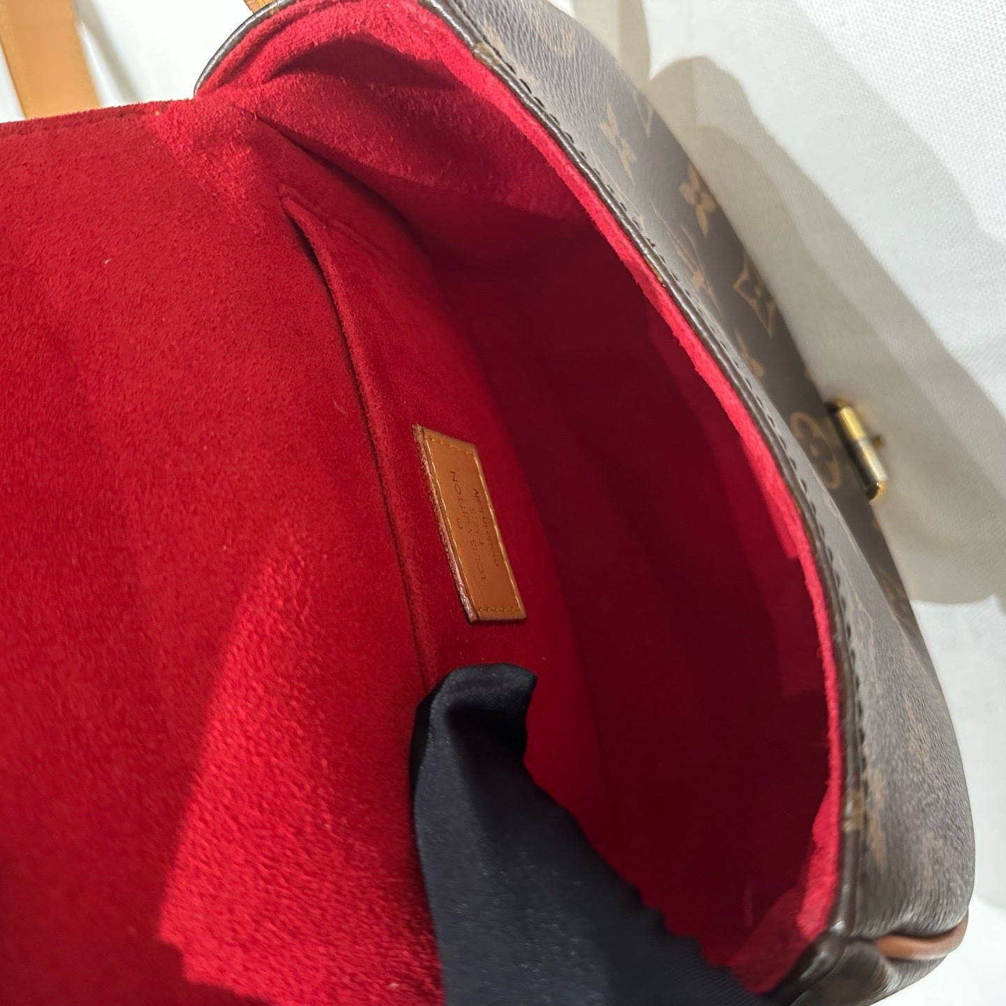 Louis Vuitton Pre-Owned Authentic Saddle Bag Monogram Free Tracked Shipping