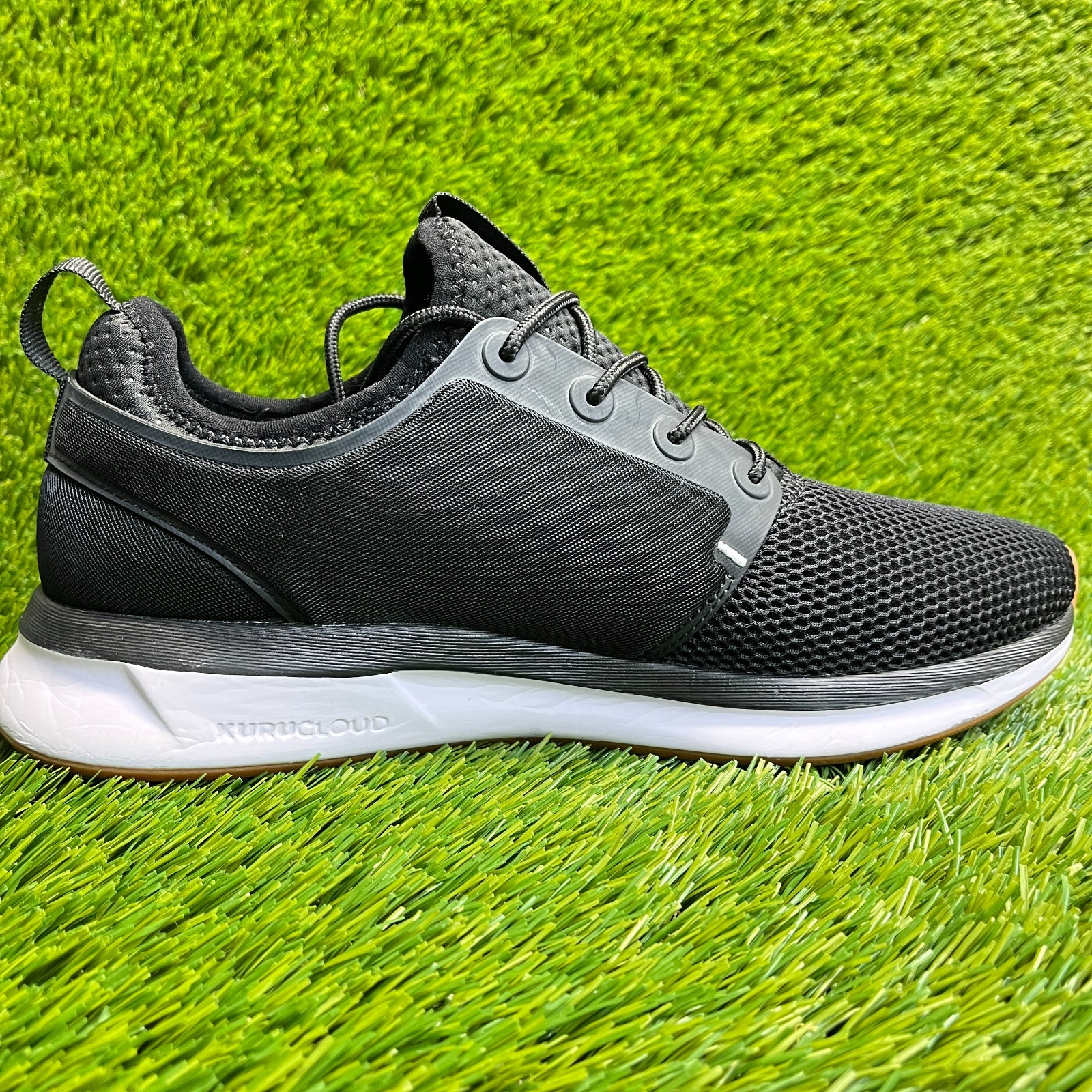Kuru Atom Womens Size 10 Black White Athletic Running Walking Shoes Sneakers