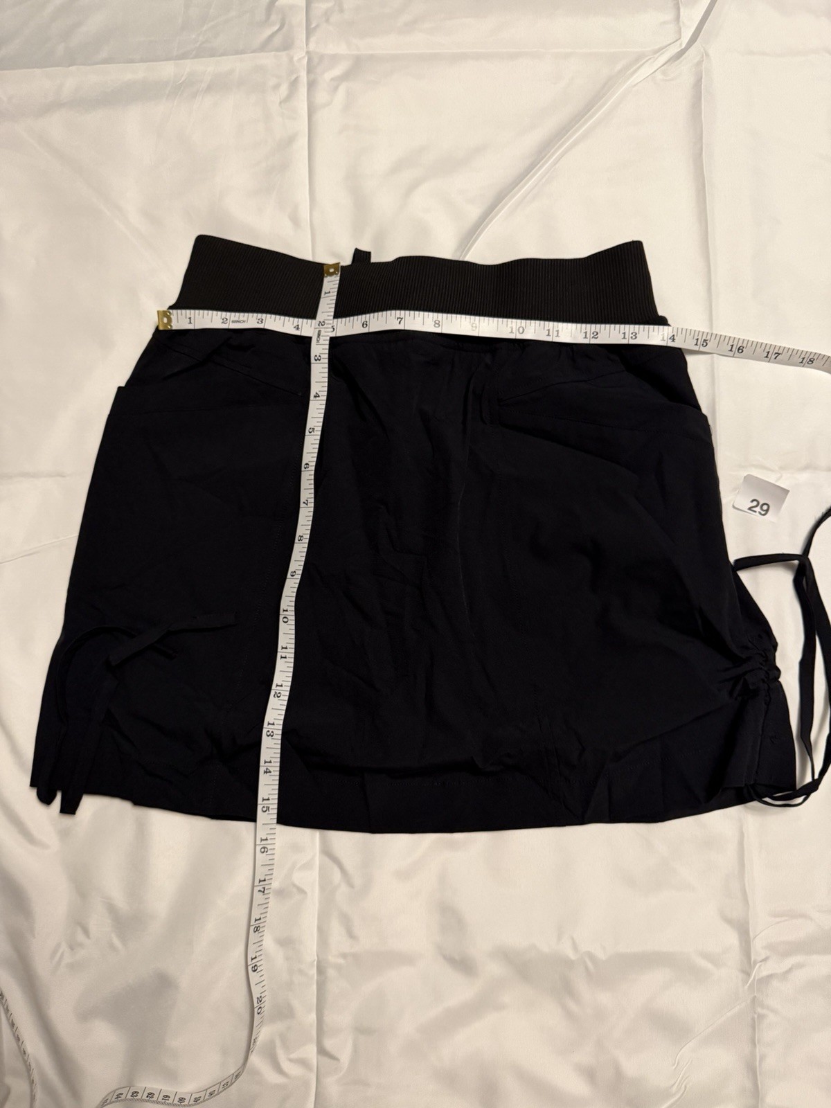 Halara Women’s Black Athletic Skort XS Pull-On Pockets Elastic Waist Stretch