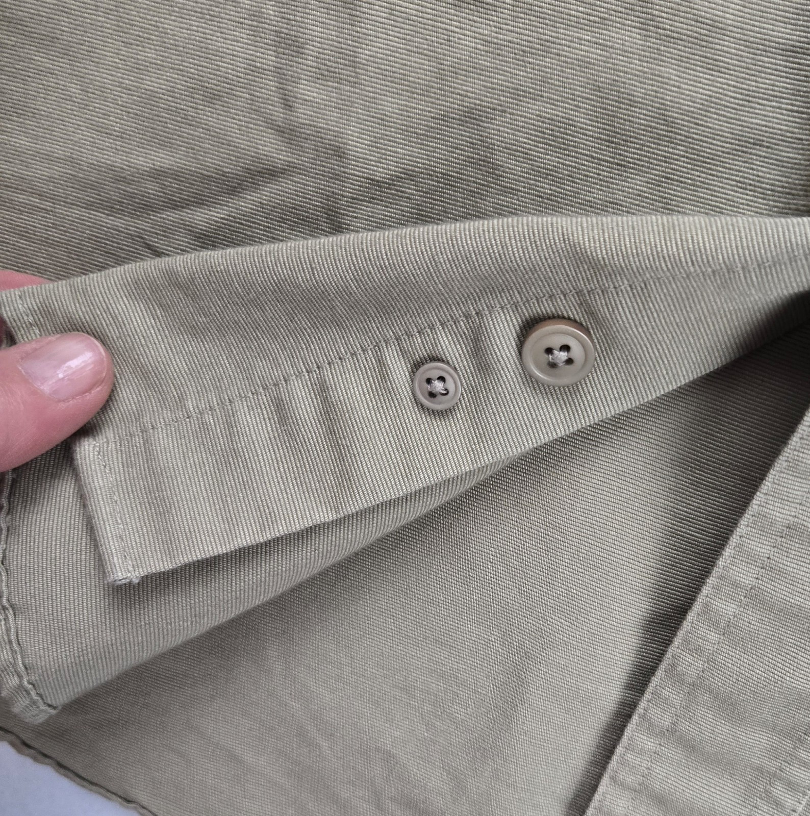 Redhead Mens LT Large Tall Tan Long Sleeve Buttoned Shirt Workear Fishig Hunting