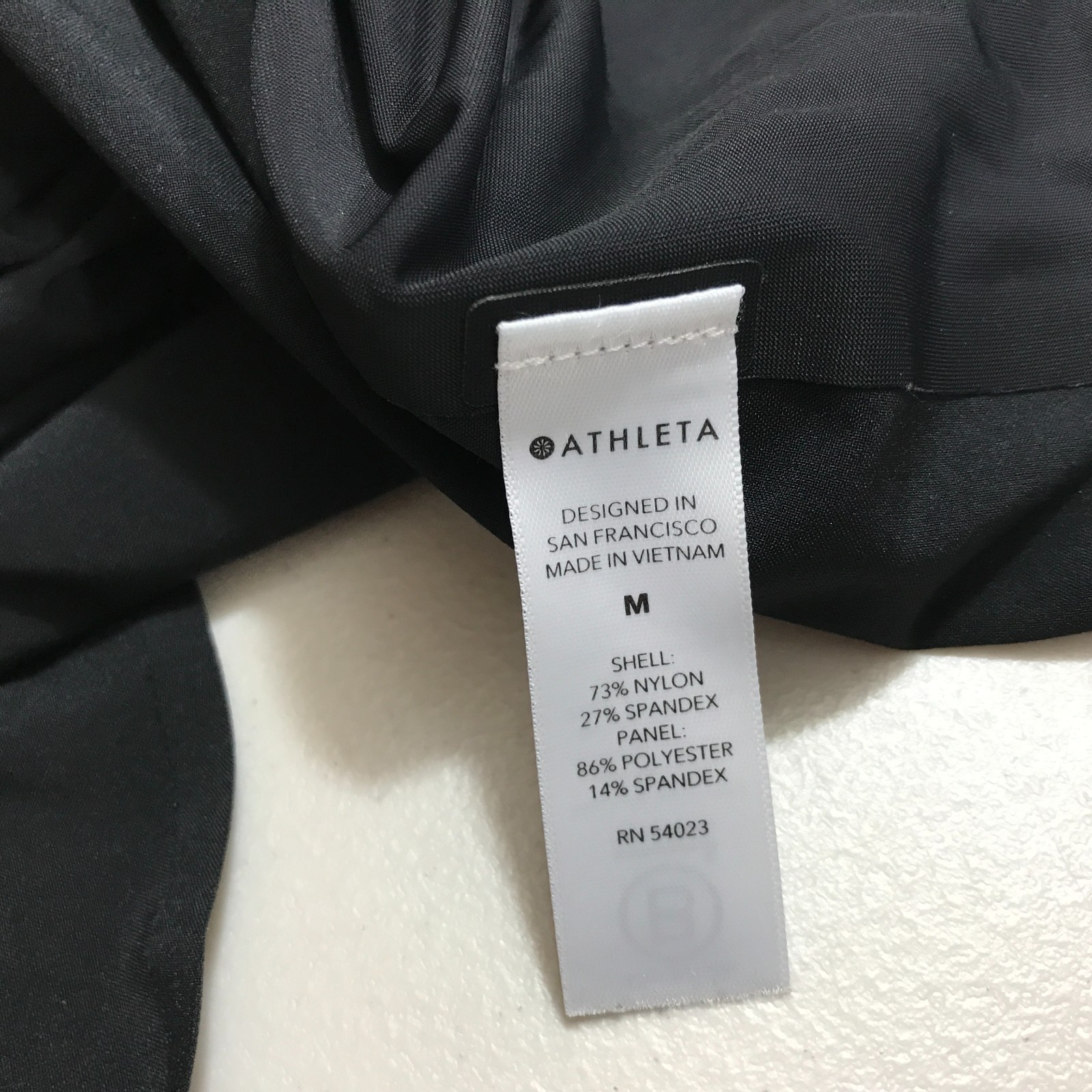 Athleta Urbanite Top Long Sleeve Black Button Front Shirt Size M