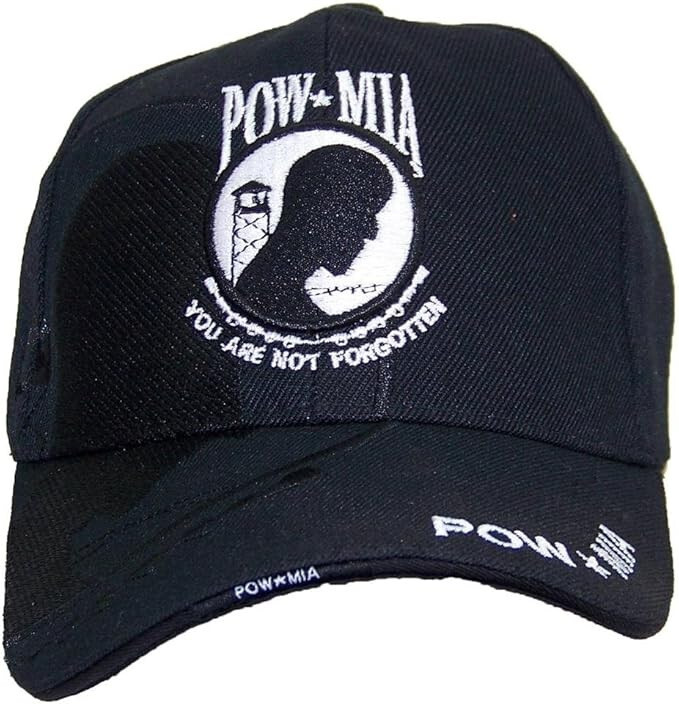 POW/MIA You Are Not Forgotten With Shadow Adjustable Hat (One Size)