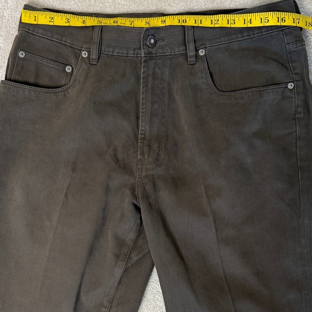 Indigo Palms Tommy BahamaClassic Fit Brown Cordoroy Pants 36X30(hemmed to 28)