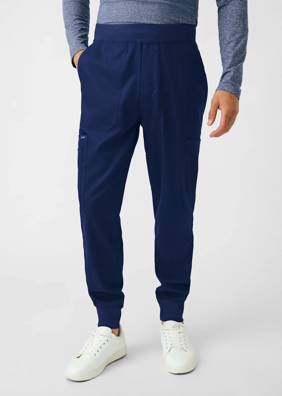 Landau ProFlex LB407 Men’s 7-Pocket Jogger Scrub Pants True Navy Blue Medium