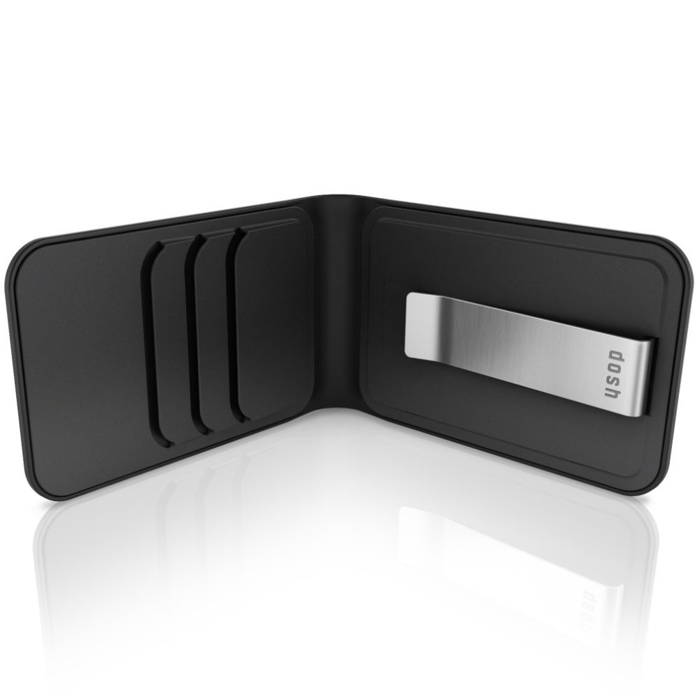 DOSH Small Wallet Card Credit Card Case Wallet Money Clip Money Bag