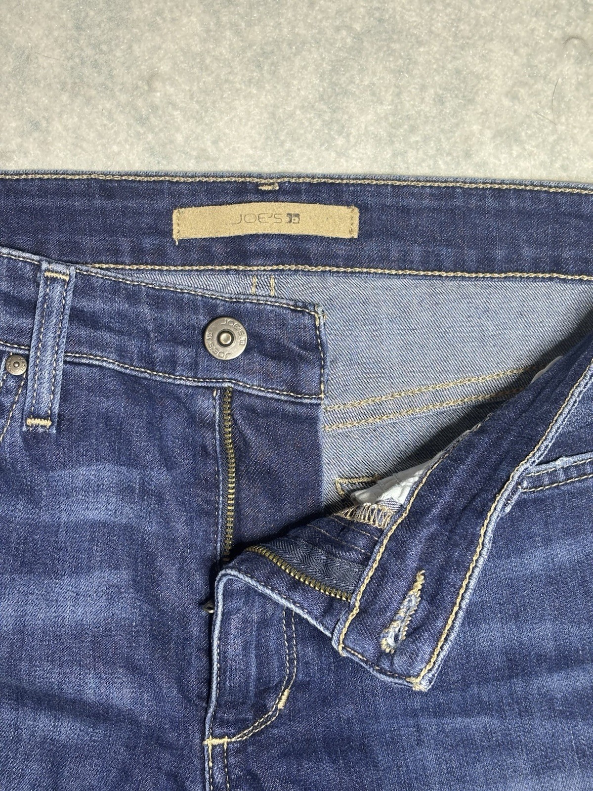 Joe’s Women’s High Rise Skinny Dark Wash Blue Denim Jeans Stretch 5-Pocket
