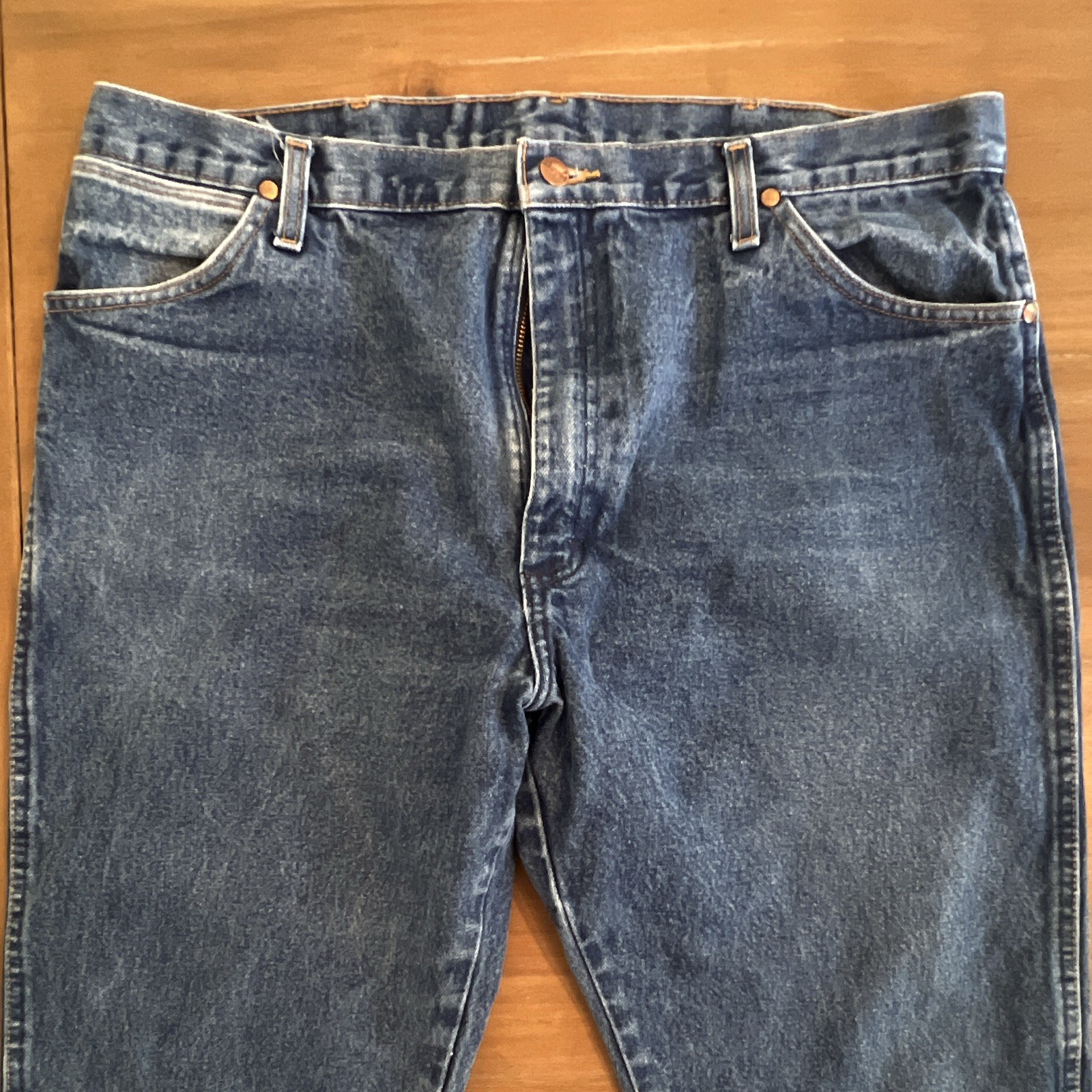 Wrangler Cowboy Cut Mens Original Fit Prewashed Indigo Denim Jeans 1013MWZPW