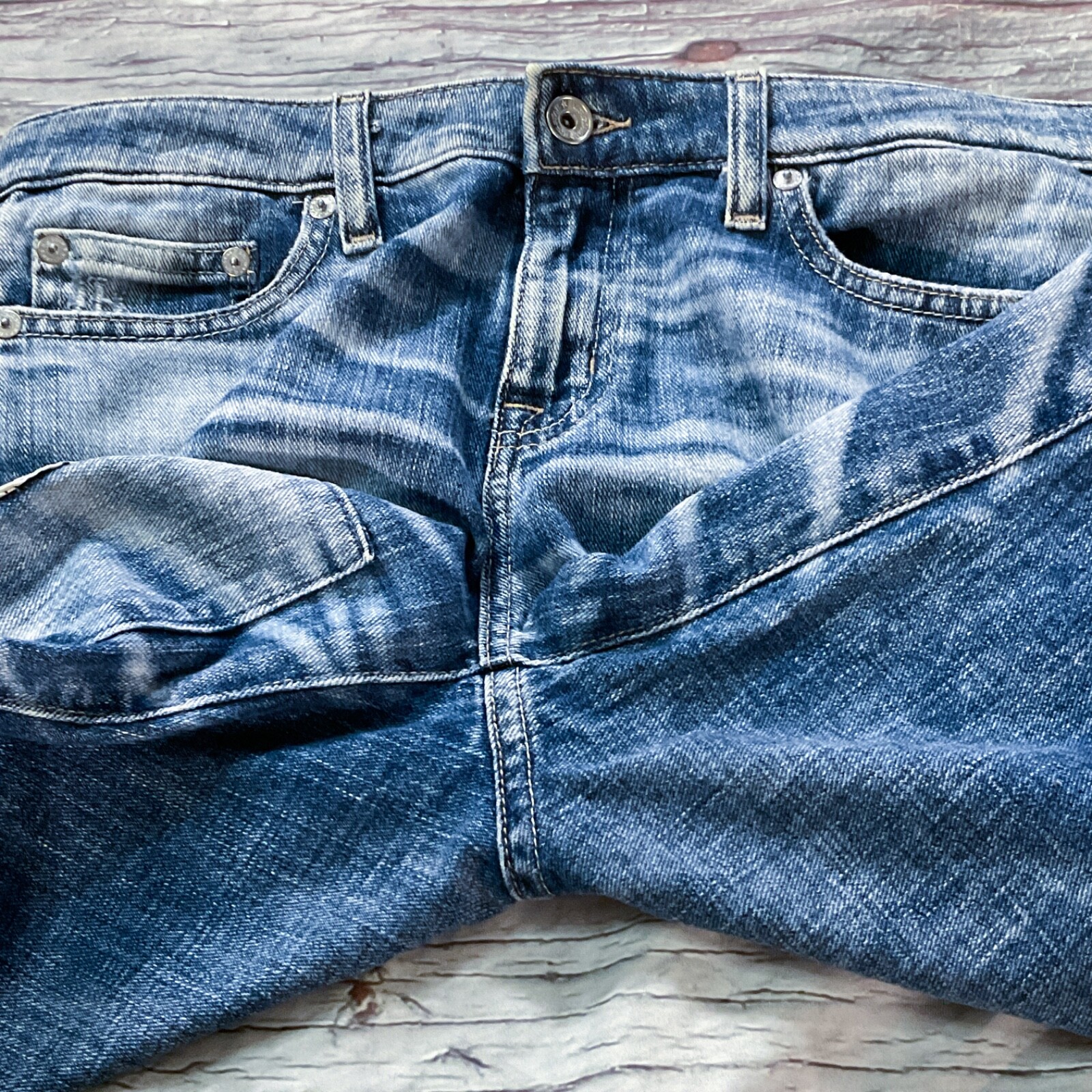 Big Star Womens Jeans size 6 W28 Vagabond Straight x31″ insm Medium Wash Stretch