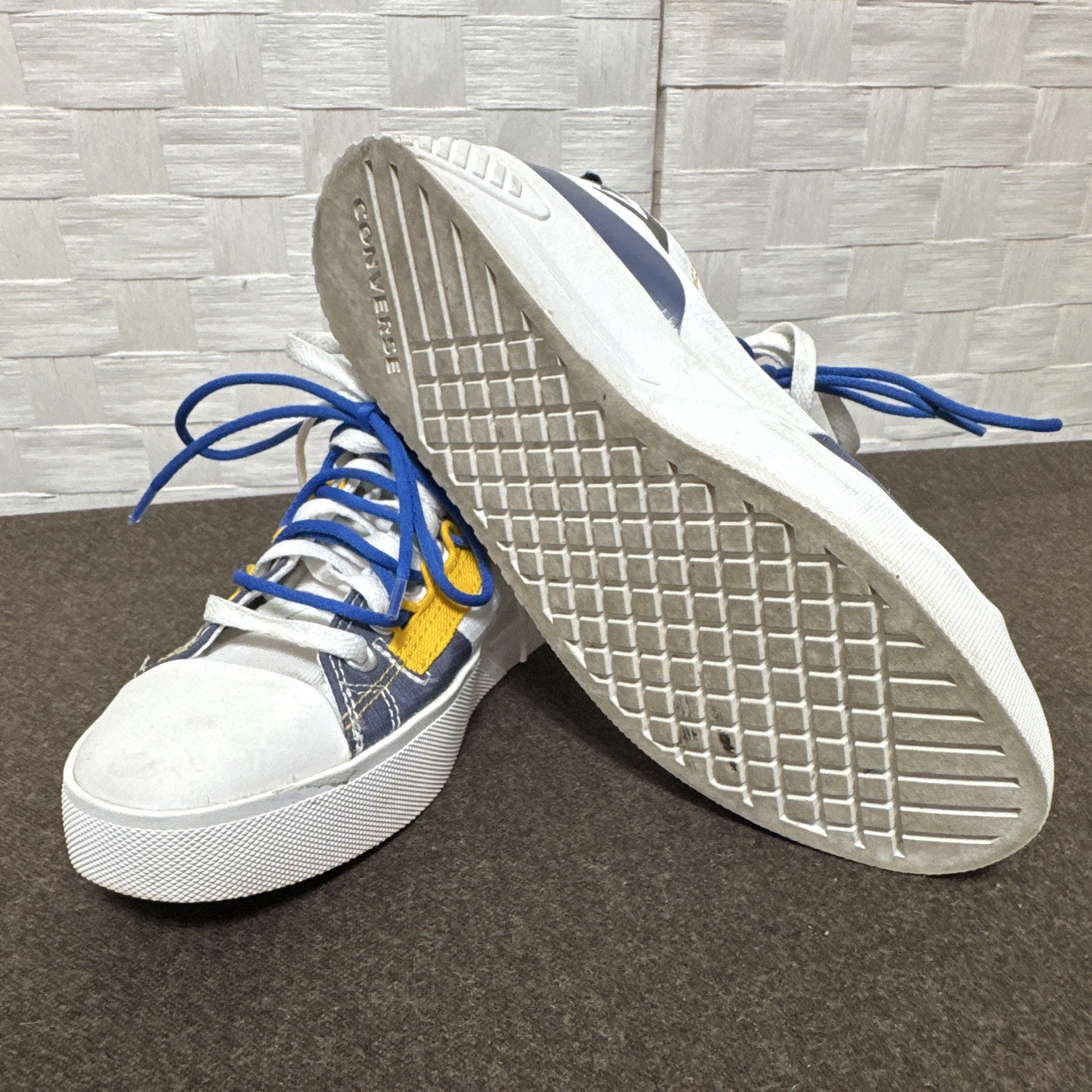 Converse UNT1TL3D Hybrid Function – White Mid Top Ripstop White/Steel/Amarillo