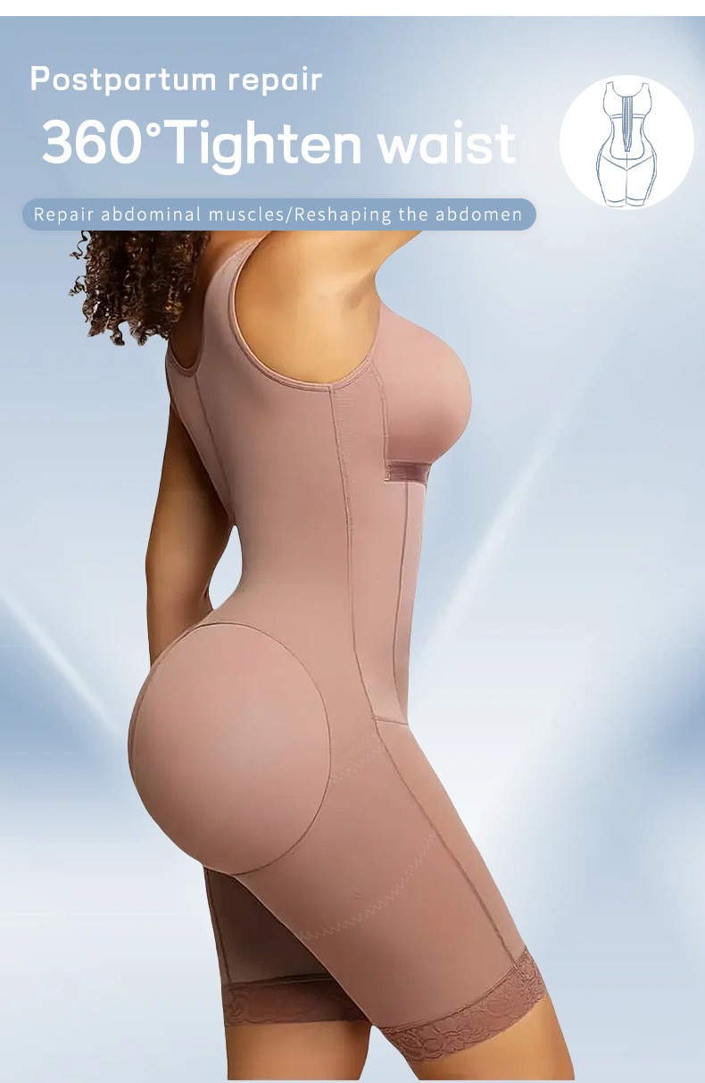 One Piece Shapewear Cinched Abdomen Lifted Buttocks Tight Arched Buttocks Corset
