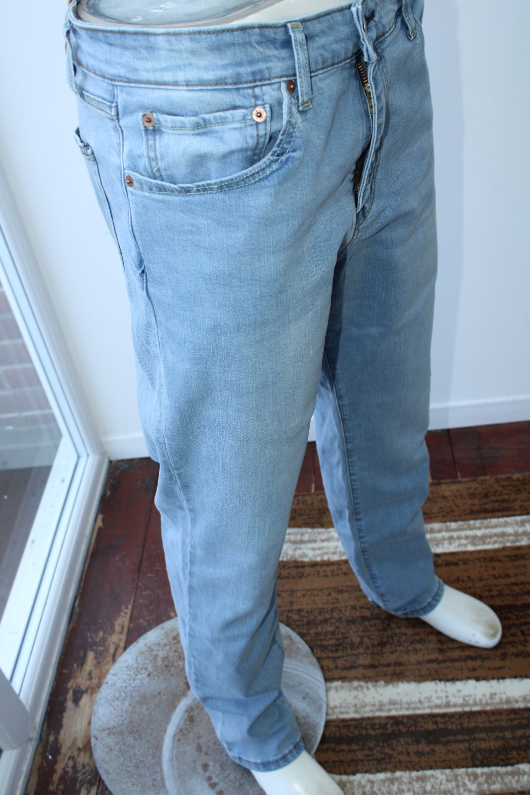 Mens Levi 511 W36 L32 jeans Slim 36R Tapered Blue Levi’s stretch Taper Denim