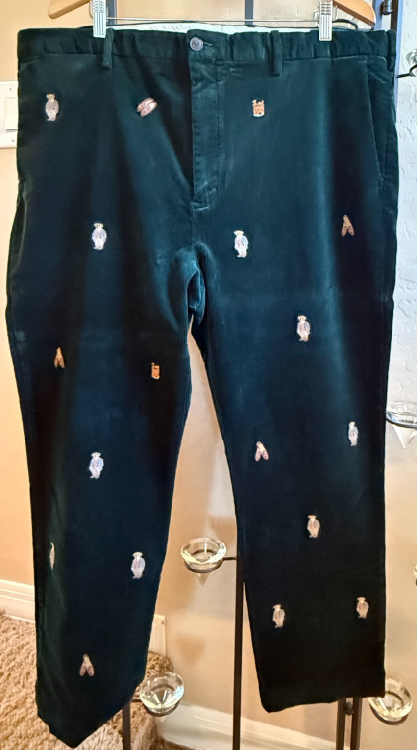 Ralph Lauren Courderoy Pant Men’s Size 42″ Waist Forest Green