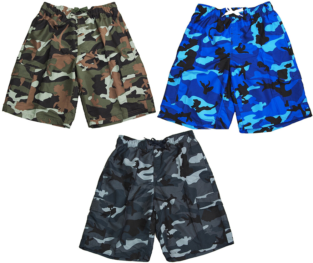 Norty Mens Big Extended Size Swim Trunks – Mens Plus King Size Swimsuit thru 5X