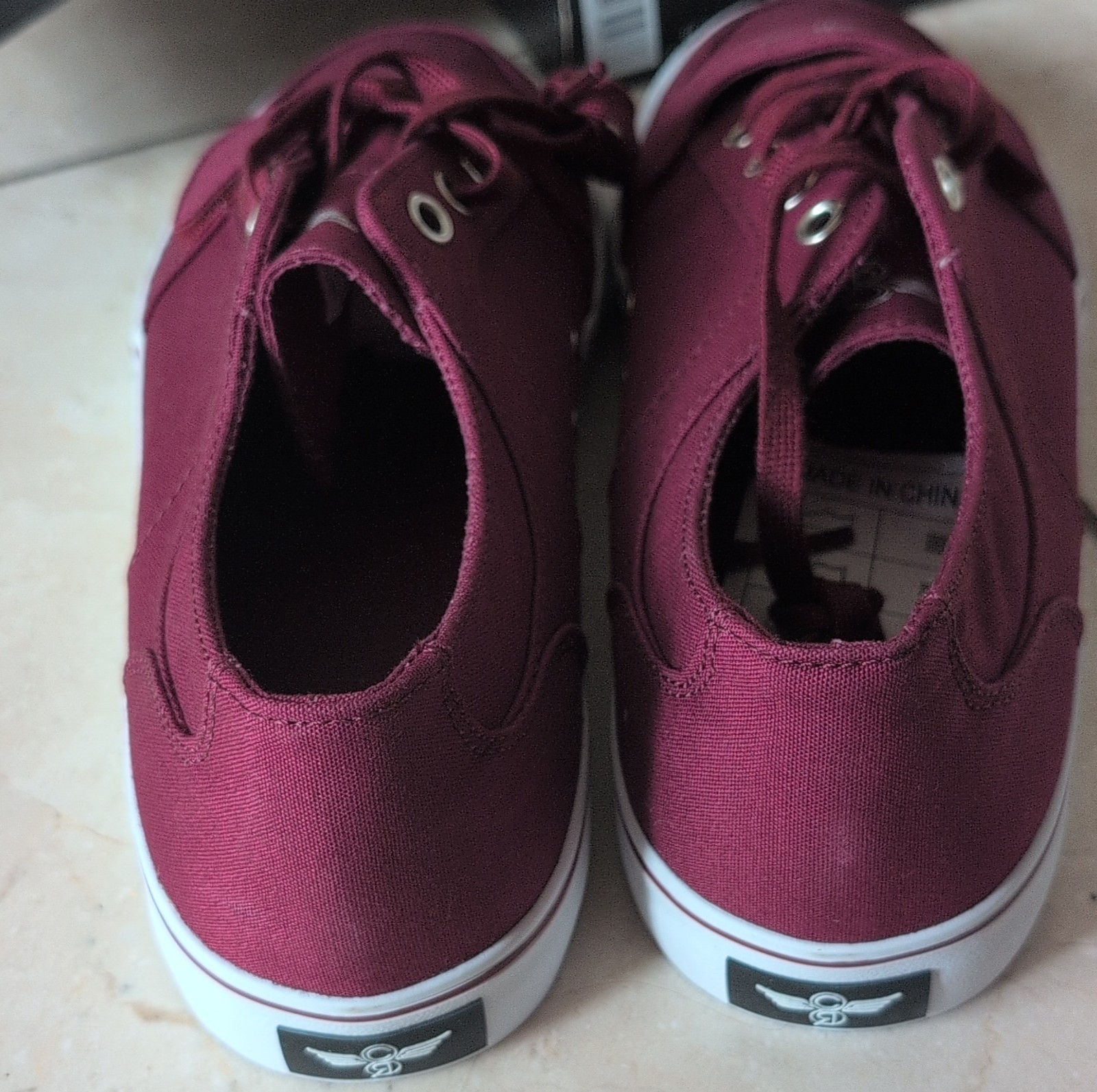 Creative Recreation Cesario Lo XVI Maroon Canvas New in Box Pristine Condition