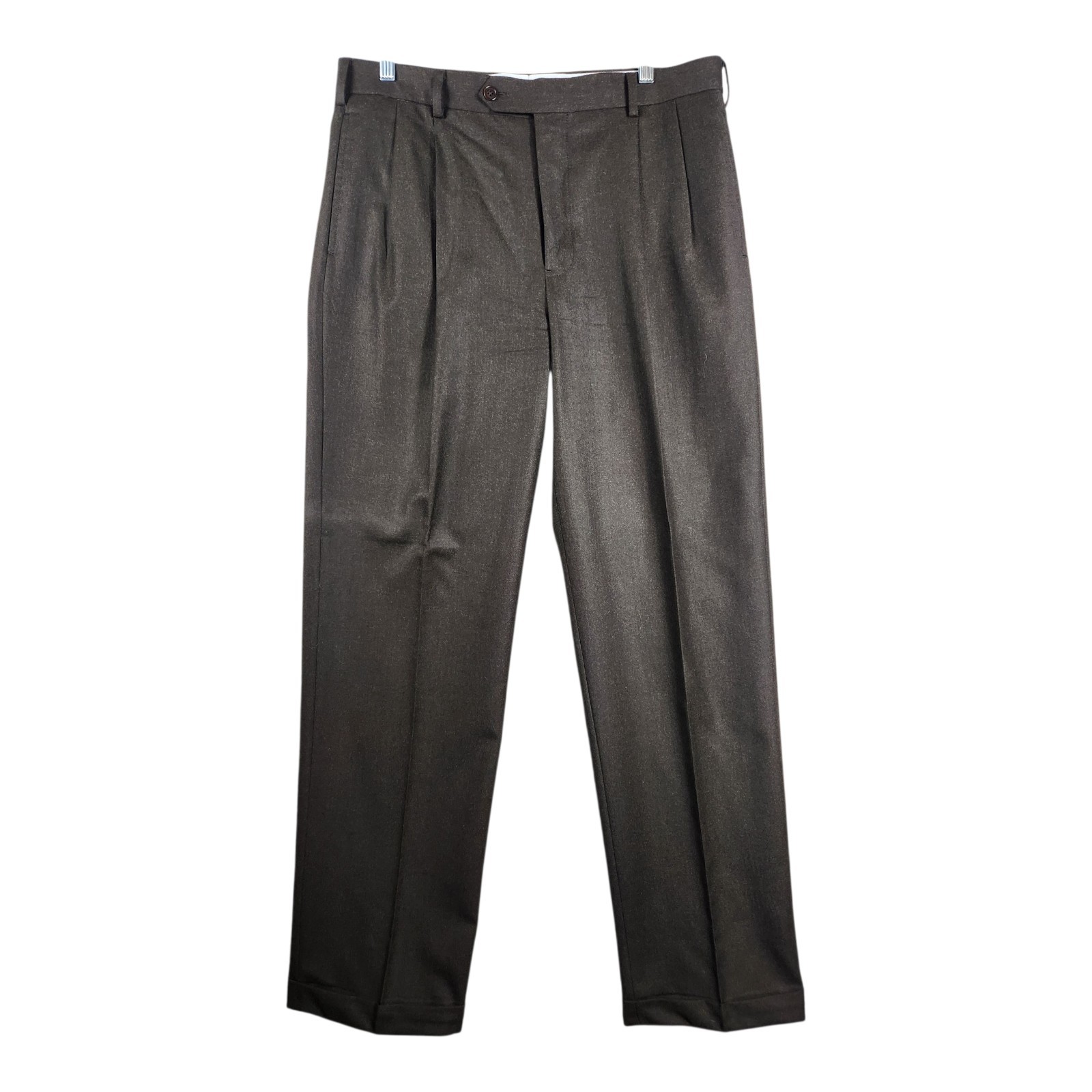 Brooks Brothers Mens 35×31 Vitale Barberis Canonico 1818 Madison Pants Wool