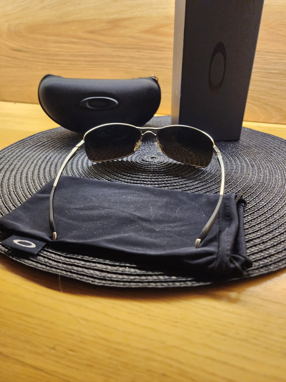 Oakley Crosshair 2.0 Alloy Metal Frame Blue Prizm Polarized Lens Full Pack New