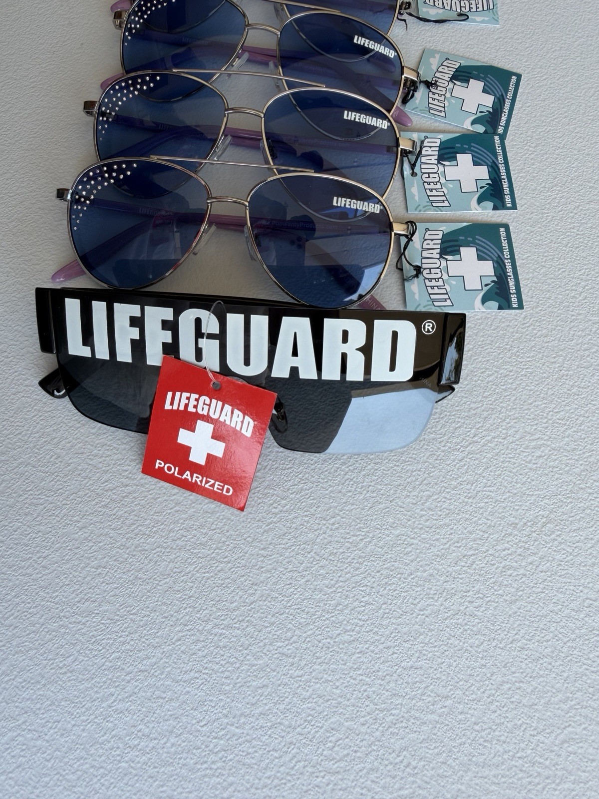 Lifeguard Polarized Sunglasses 14-Pair Lot Bundle – Assorted Styles & Colors