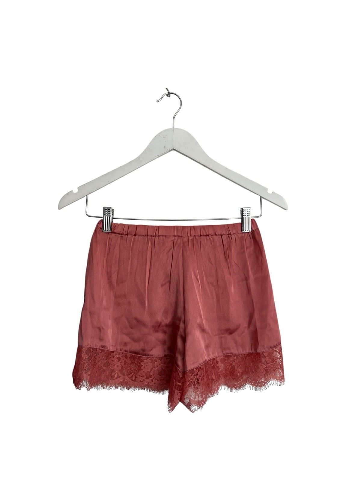 Monsoon Accessorize Pyjamas Pink Lace Trim Cami Satin RRP £35 Size XS 8