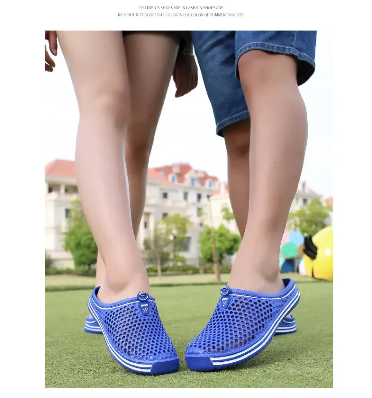 Summer Men Sandals Light EVA Casual Shoes Clogs Outdoor Beach Flat Slippers