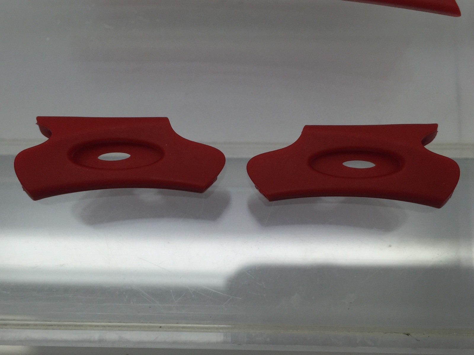 AUTHENTIC OAKLEY FLAK JACKET EAR SOCKS & NOSE PADS KIT. NEW! 06-214 Red