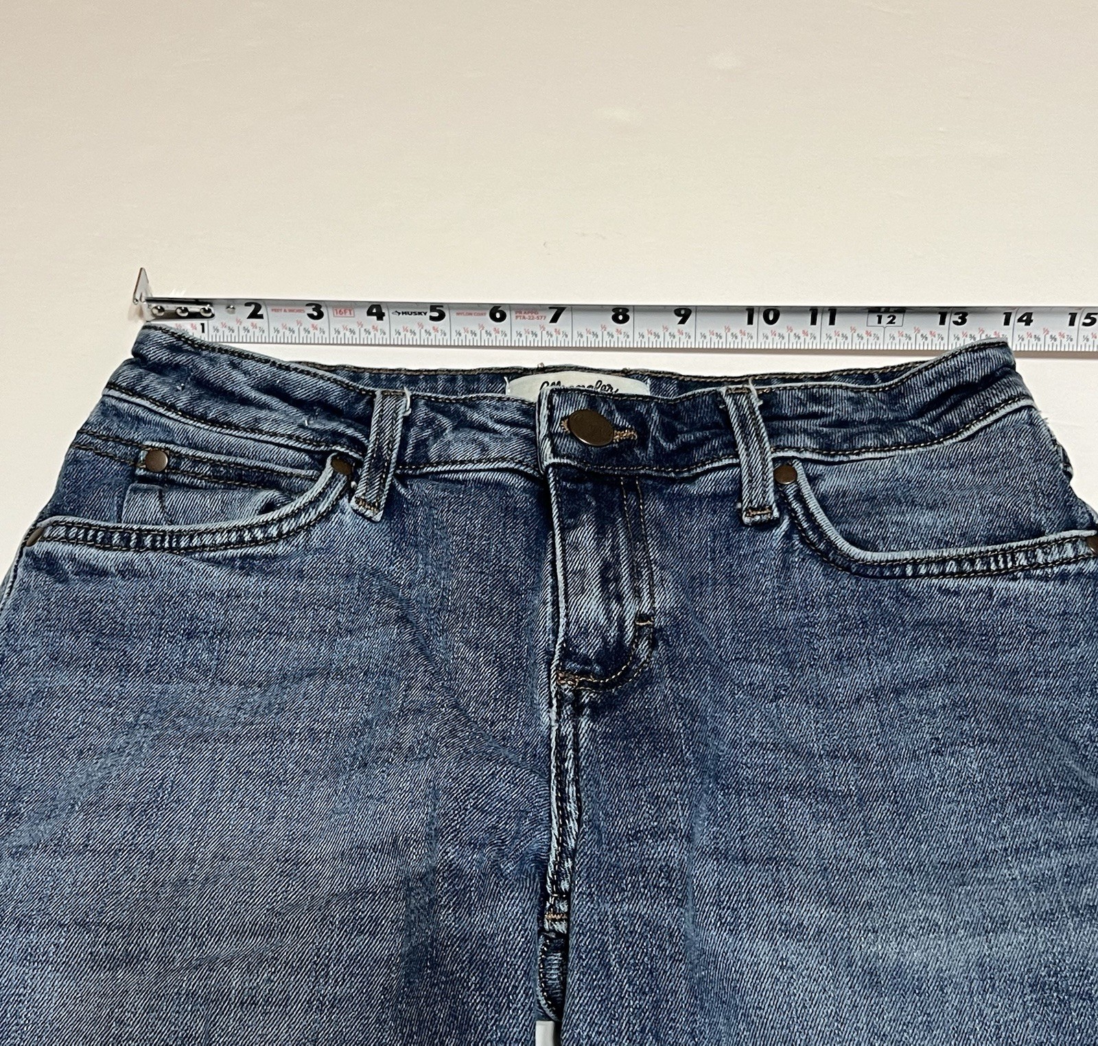 Wrangler Retro Mid Rise Trouser Jean Women’s Tag 28×34 (28×32) Blue Western