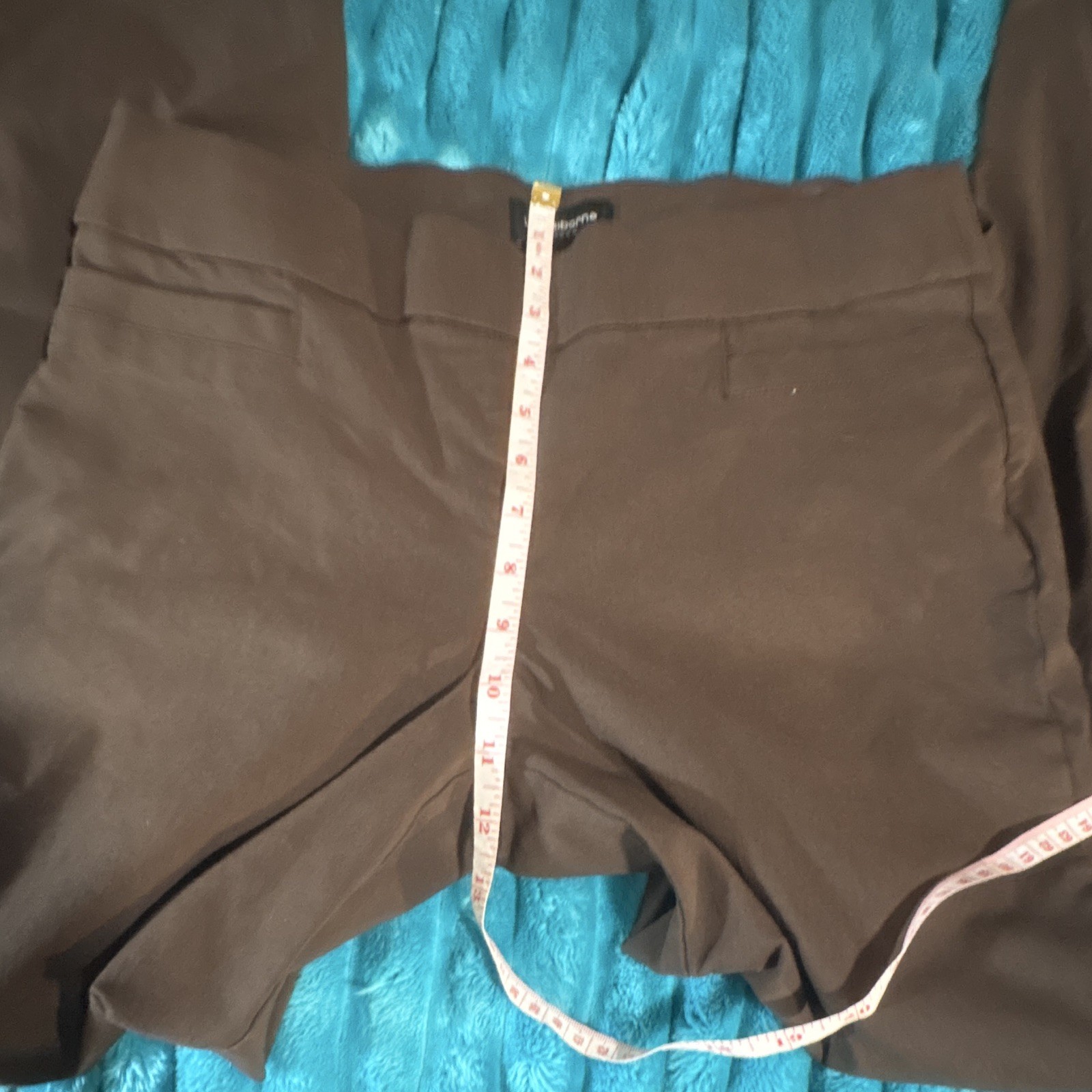 Liz Claiborne Women’s Brown pull on Dress PantRegular Size 8stretch w/waist flat